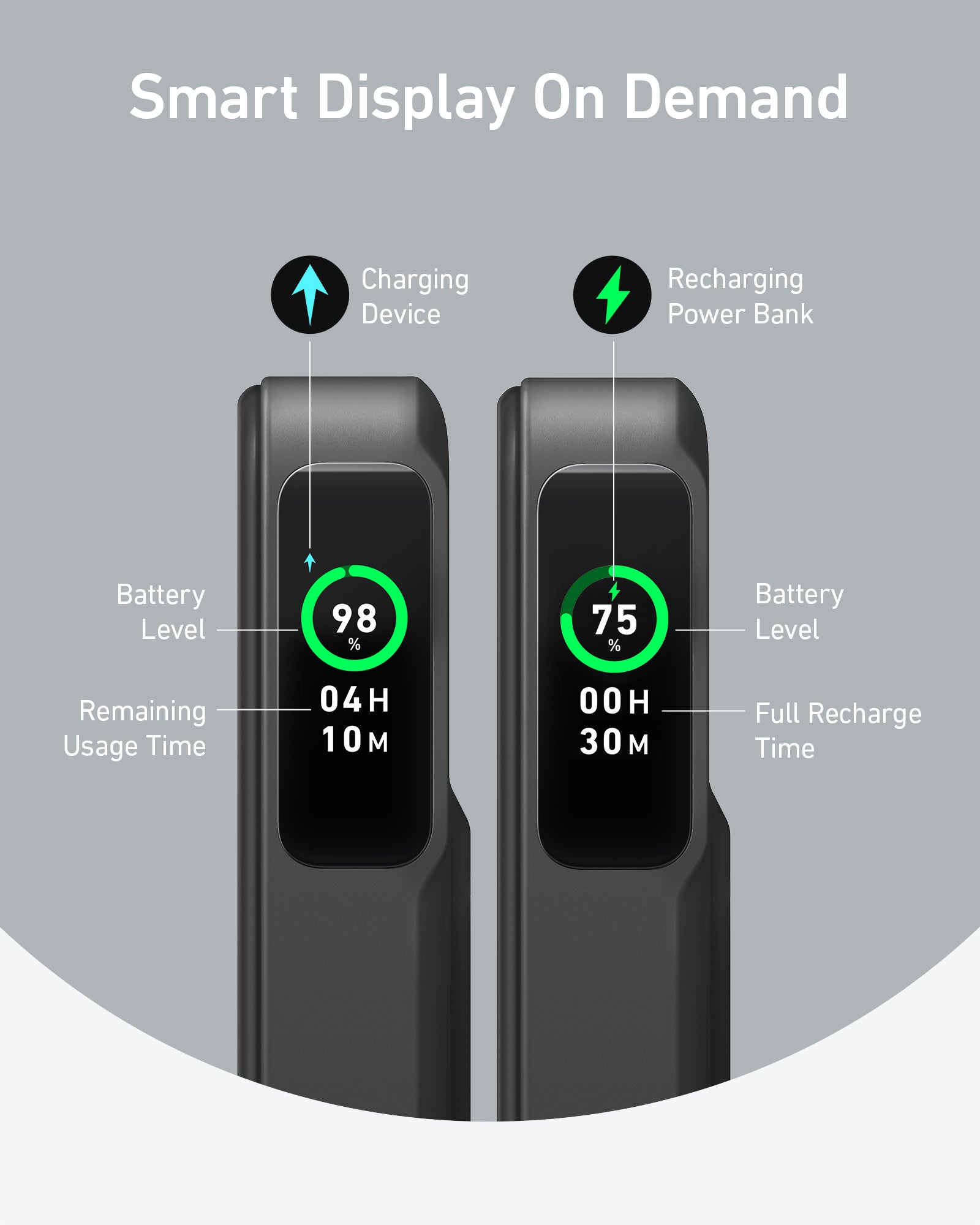 Anker MagGo 10K Qi2 Magnetic Wireless Stand Power Bank, 15W Portable Charger — Compatible with iPhone/Samsung/USB-C Devices, Travel Backup detail image 3