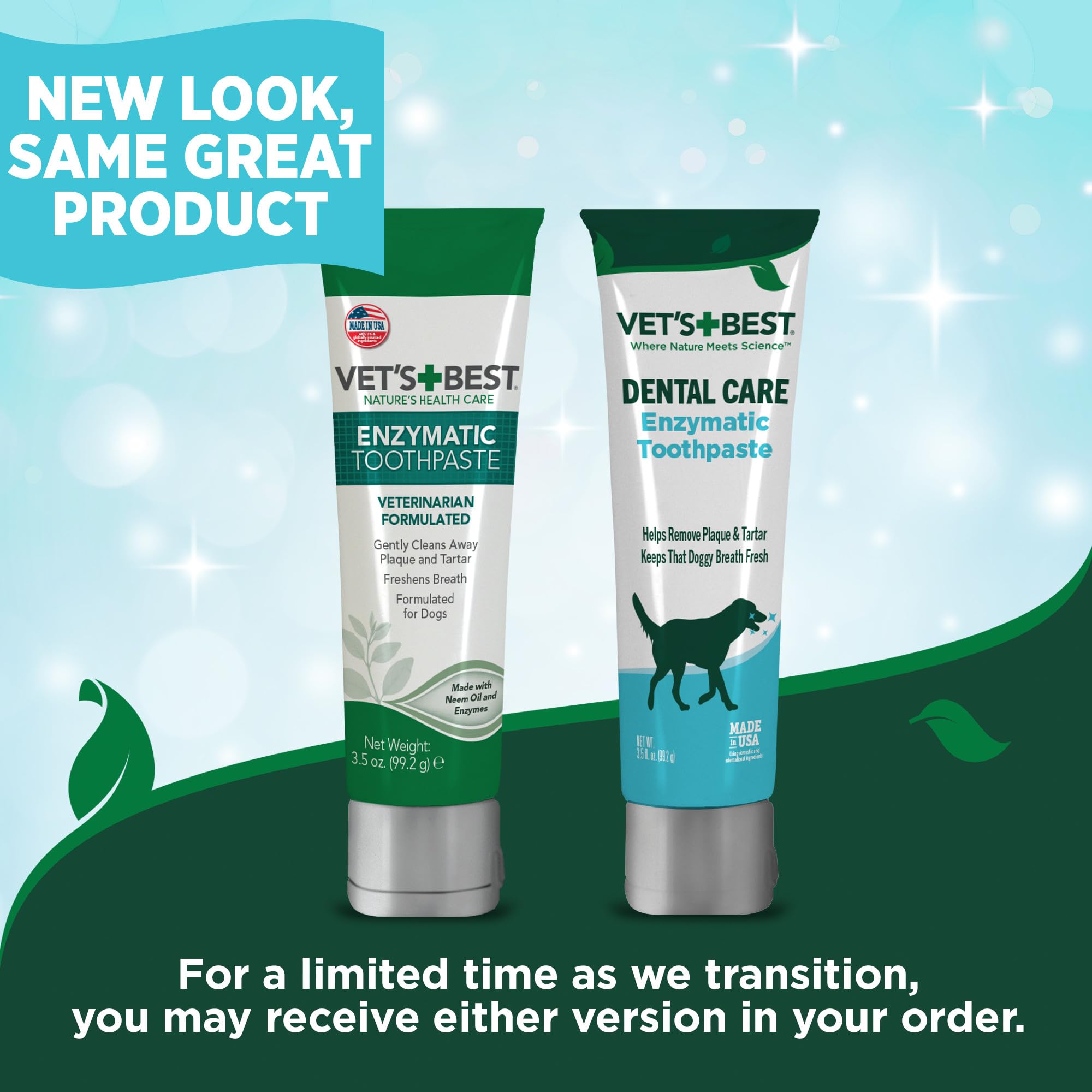 Vet’s Best Enzymatic Dog Toothpaste – Vet-Formulated Dental Gel for Teeth Cleaning, Fresh Breath, Tartar & Plaque Control, 3. 5 oz detail image 8