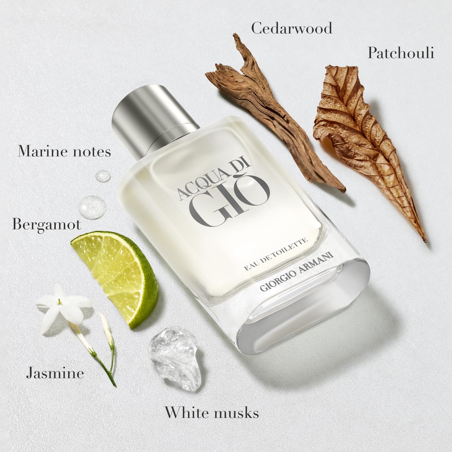 Armani Beauty Acqua di Giò Eau de Toilette – Fresh Aquatic Men's Cologne | Bergamot, Marine Notes & Cedarwood detail image 2