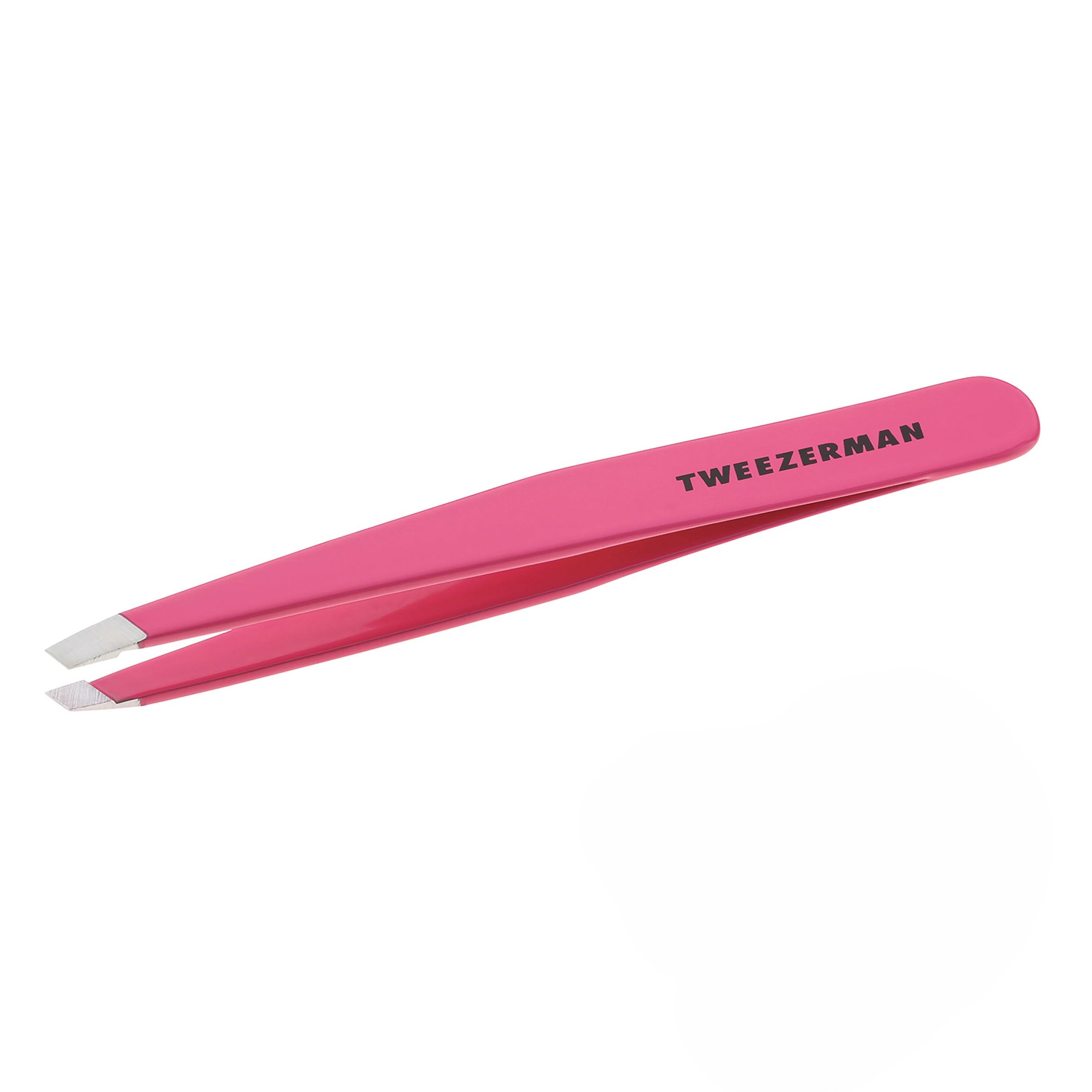 Tweezerman Slant Tweezer – Tweezerman Tweezers for Eyebrows Neon Pink detail image 1