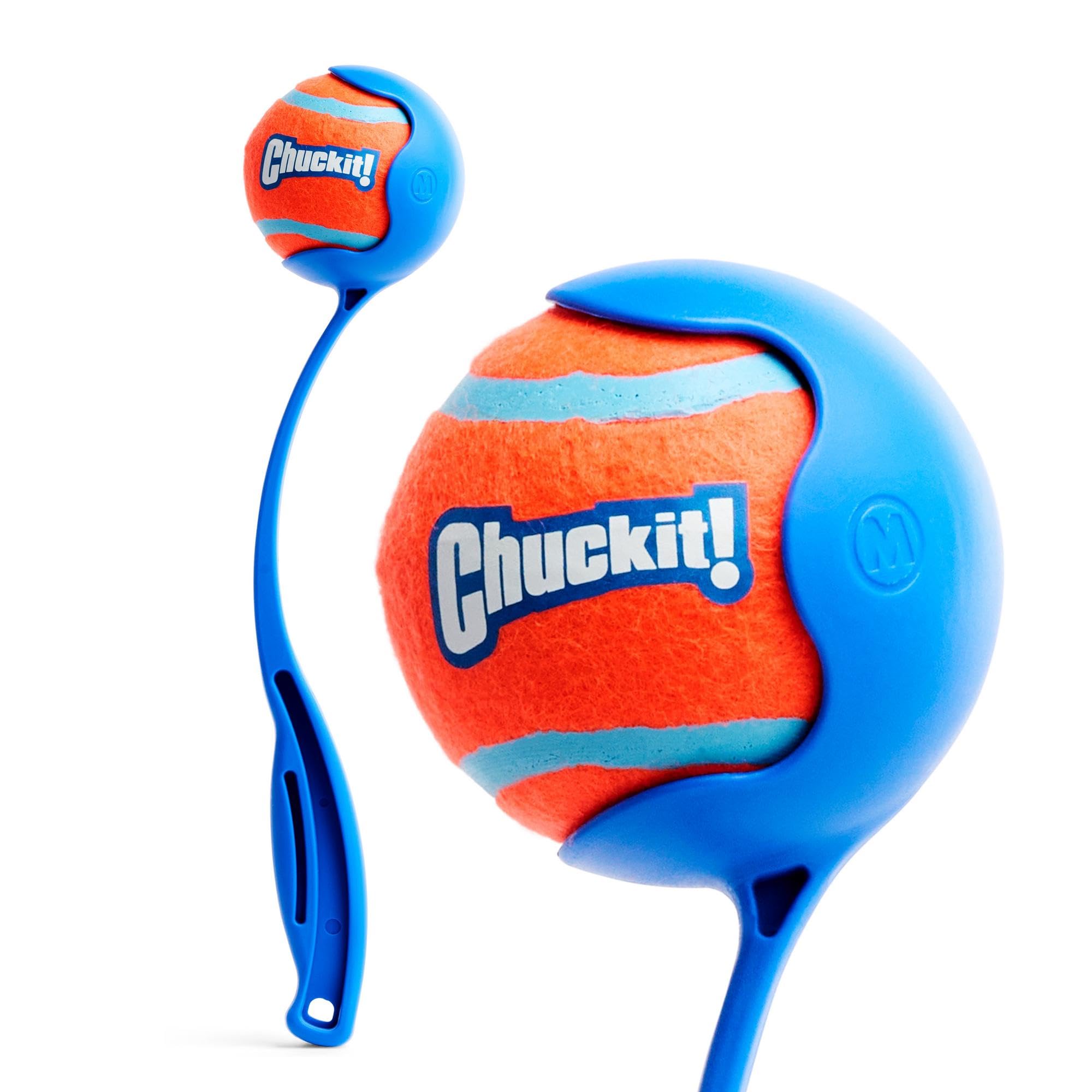 Chuckit! 12" Sport Dog Ball Launcher with 12" Handle for Medium Dogs (2. 5" Balls), Plastic Fetch Launcher detail image 1