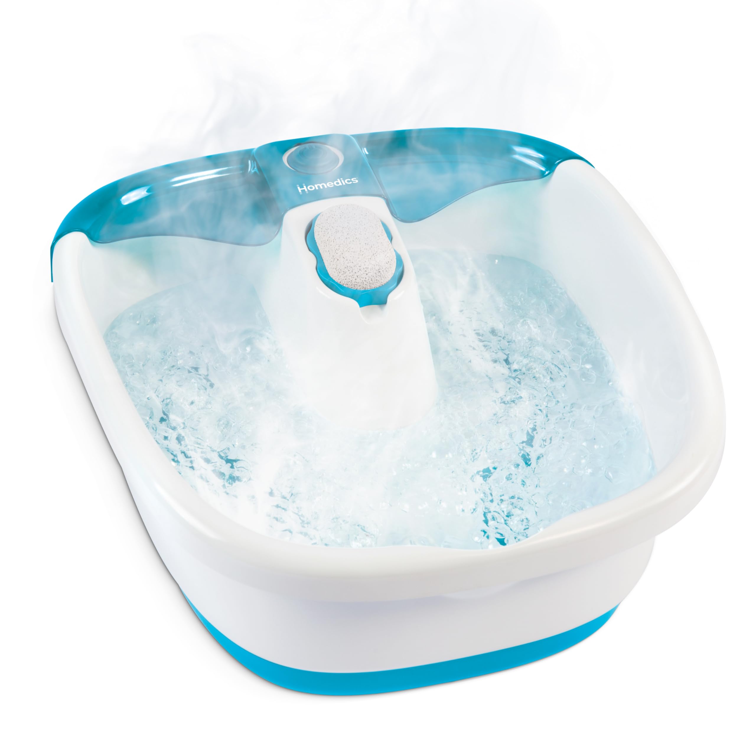 HoMedics Bubble Mate Foot Spa with Toe-Touch Control, Invigorating Bubbles, Raised Massage Nodes, Removable Pumice Stone, Splash Guard detail image 1