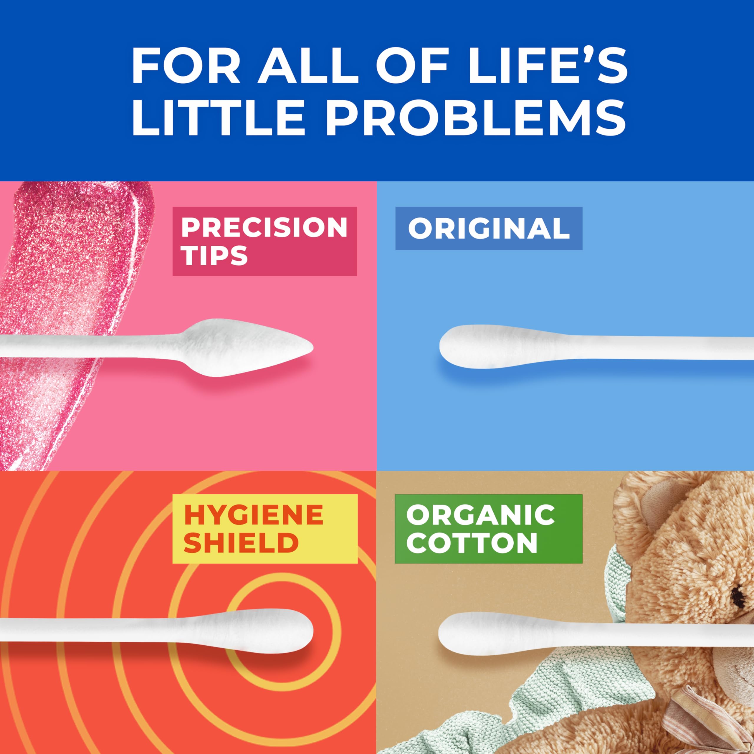 Q-tips Original Cotton Swabs, 100% Cotton, 500 Count detail image 9