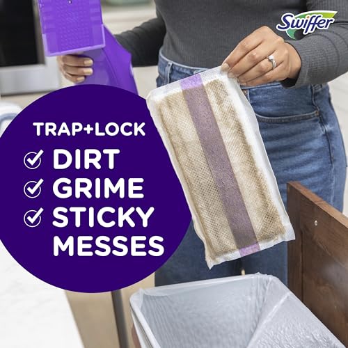 Swiffer WetJet Hardwood Floor Cleaner Spray Mop Pad Refill, Bathroom Cleaning Supplies, Hardwood Floor Cleaner, Multi Surface, 24 Count detail image 9