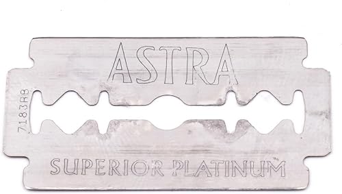 Astra Platinum Double Edge Safety Razor Blades,100 Blades (20 x 5) detail image 7