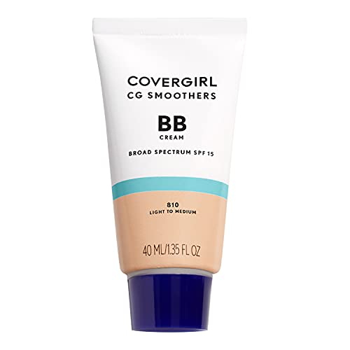 COVERGIRL Smoothers Lightweight BB Cream, 1. 35 oz, Light to Medium (810 Skin Tones) — Hydrating BB Cream with SPF 21 detail image 8