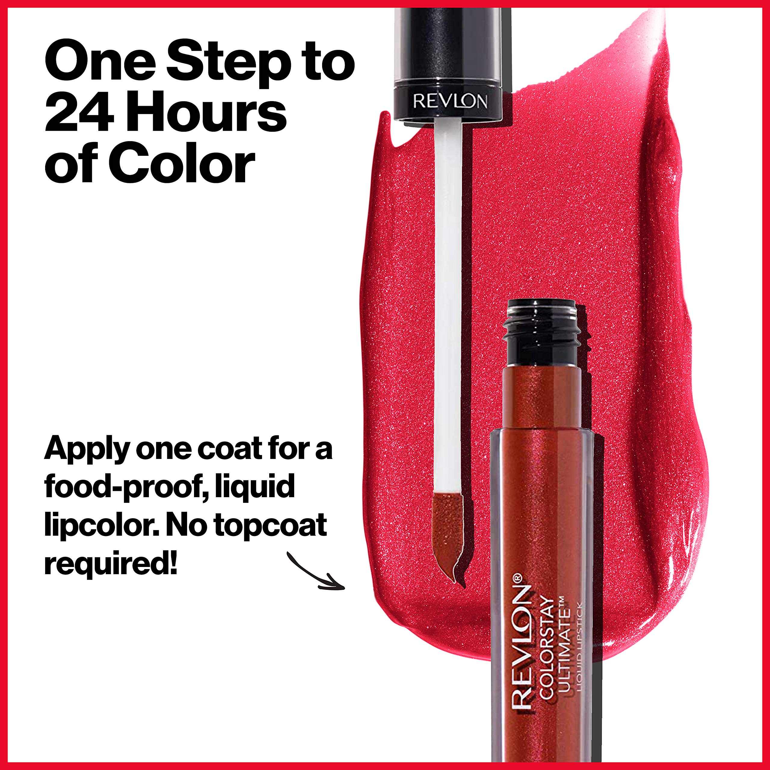 Revlon ColorStay Ultimate Liquid Lipstick, 035 Iconic Iris, 0. 1 fl oz detail image 5