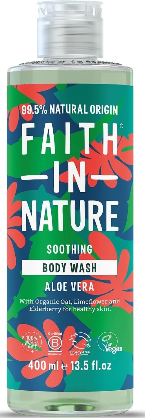 Faith In Nature Aloe Vera Rejuvenating Body Wash 400 ml detail image 1