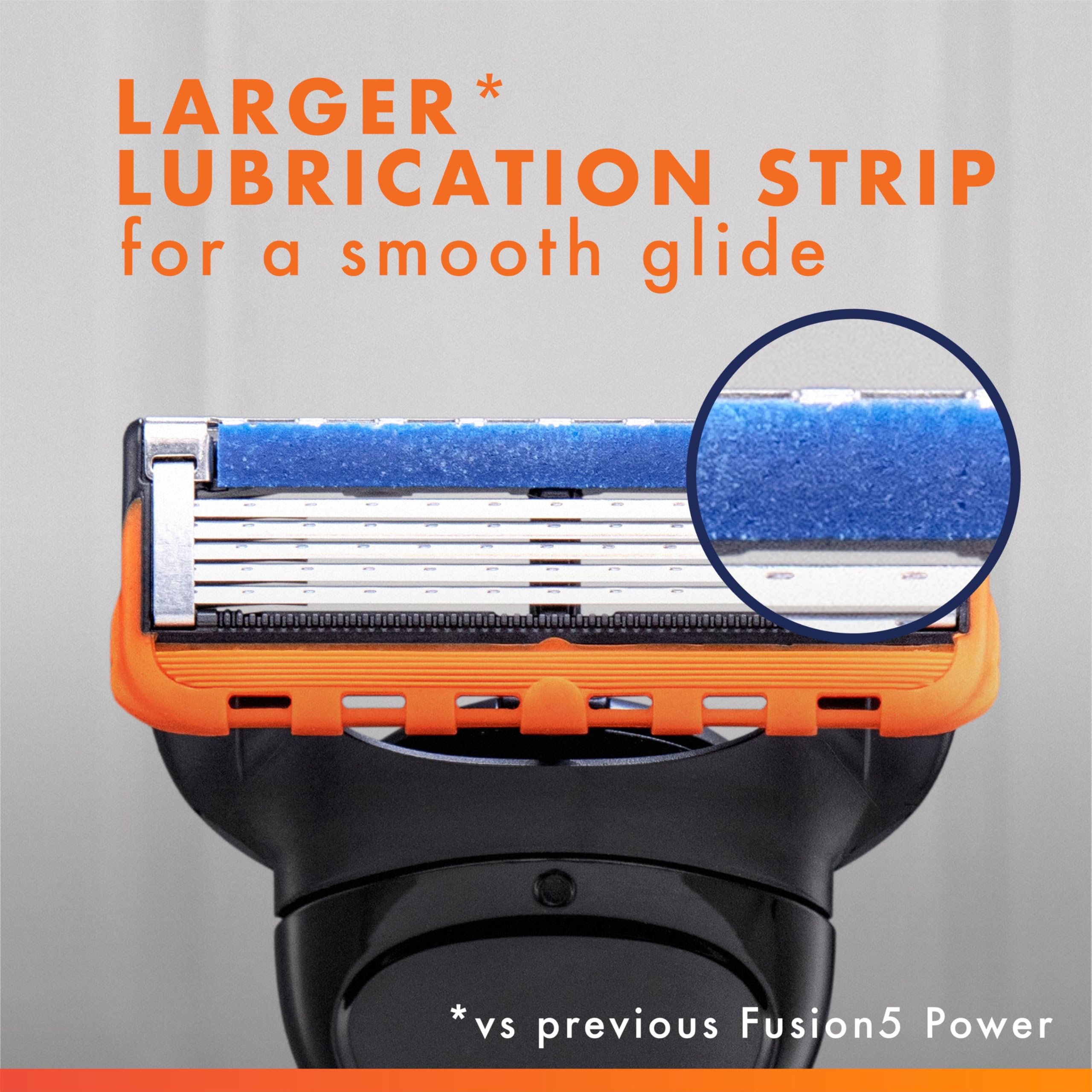 Gillette Fusion5 Power Razor Blade Refills for Men, 8 Count, with Precision Trimmer detail image 8