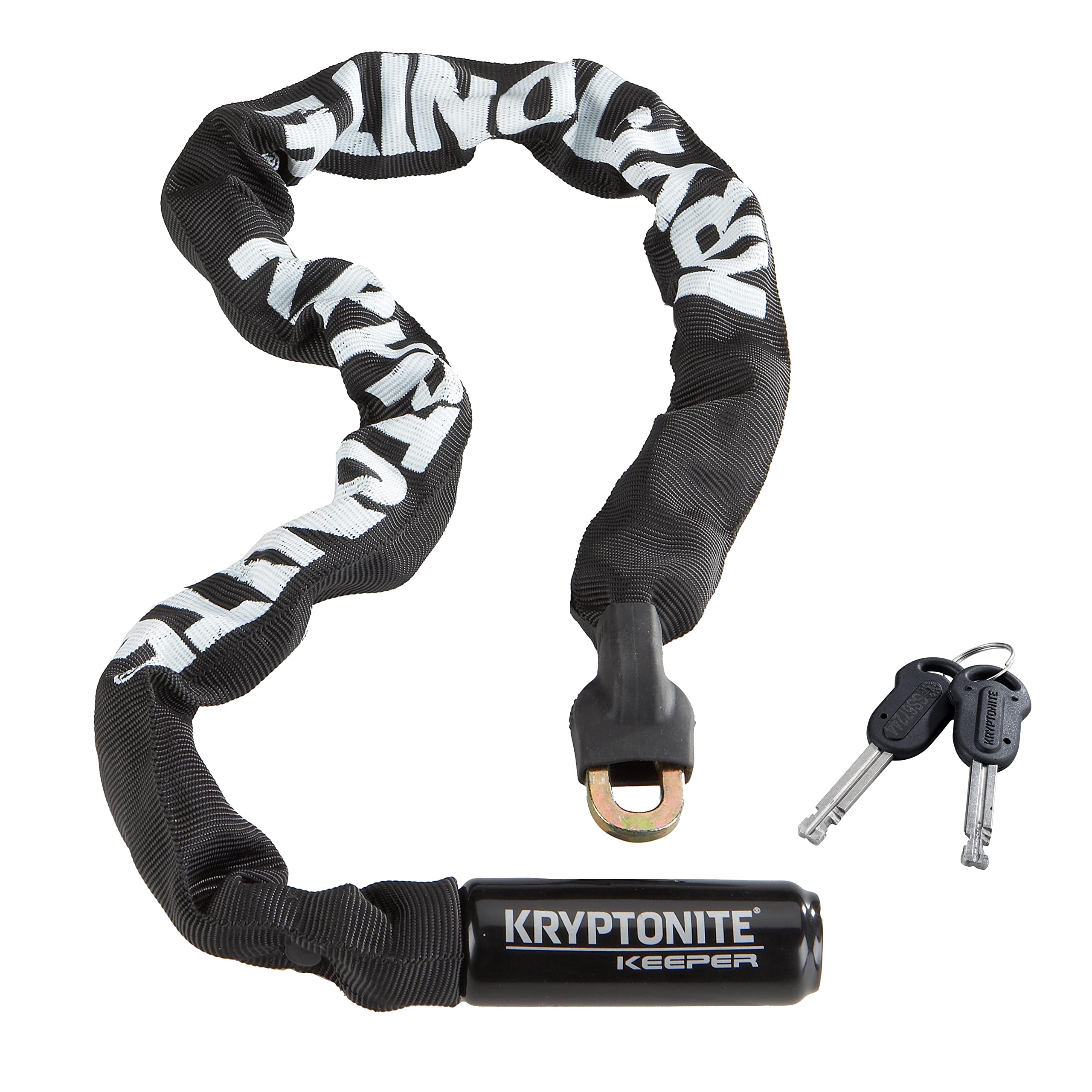 Kryptonite Keeper 785 Integrated Chain Bike Lock, 33. 5" (85cm) – 7mm Manganese Steel, Heavy-Duty Anti-Theft Chain with Keys detail image 1