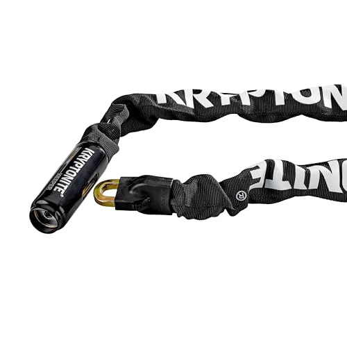 Kryptonite Keeper 785 Integrated Chain Bike Lock, 33. 5" (85cm) – 7mm Manganese Steel, Heavy-Duty Anti-Theft Chain with Keys detail image 7