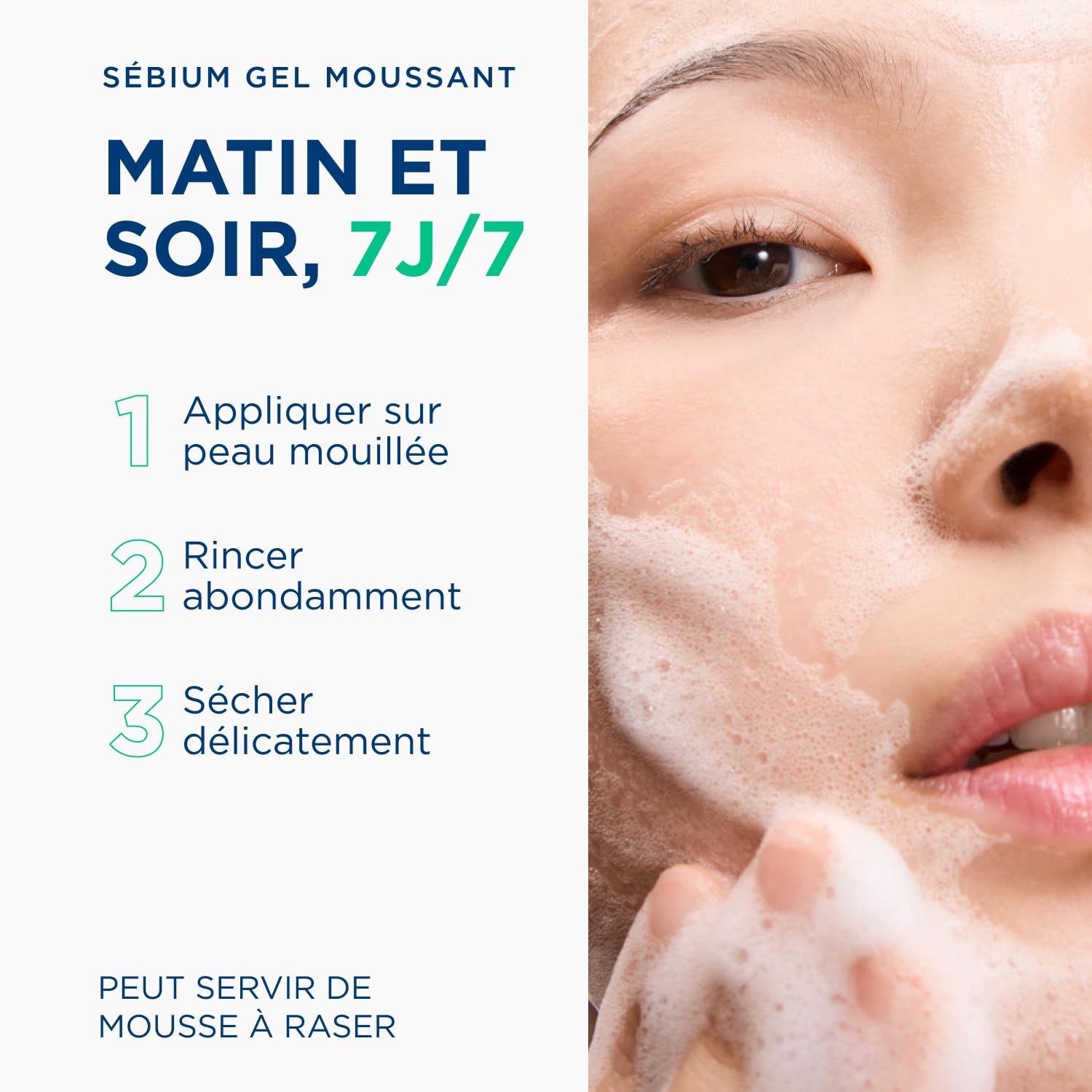 Bioderma Sébium Foaming Gel – Purifying Cleanser for Combination to Oily Skin detail image 6