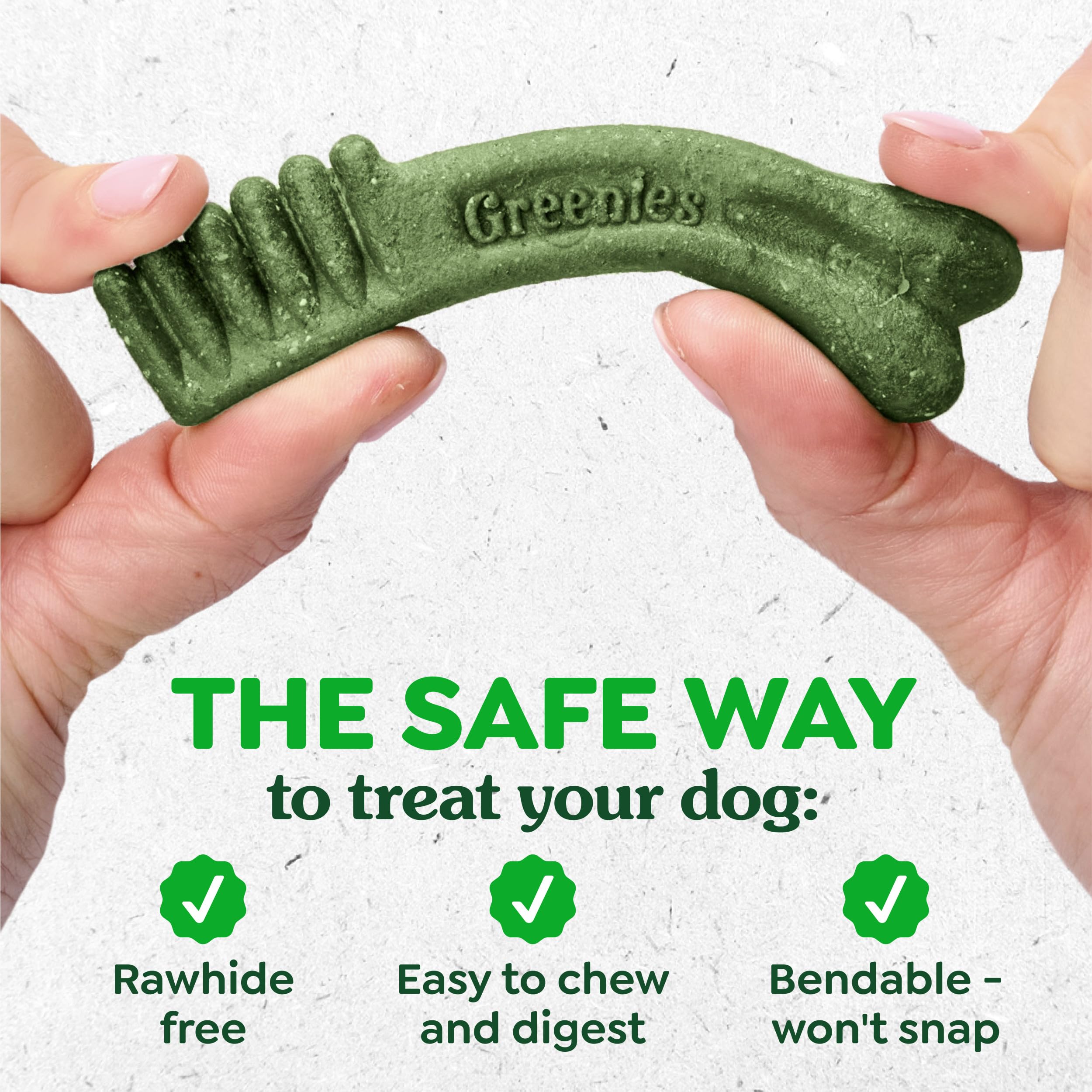 Greenies Veterinarian-Recommended Adult Natural Dental Dog Treats Teenie Size, Dog Dental Chews, Original Flavor, 36 oz. Pack, 130 Count detail image 8