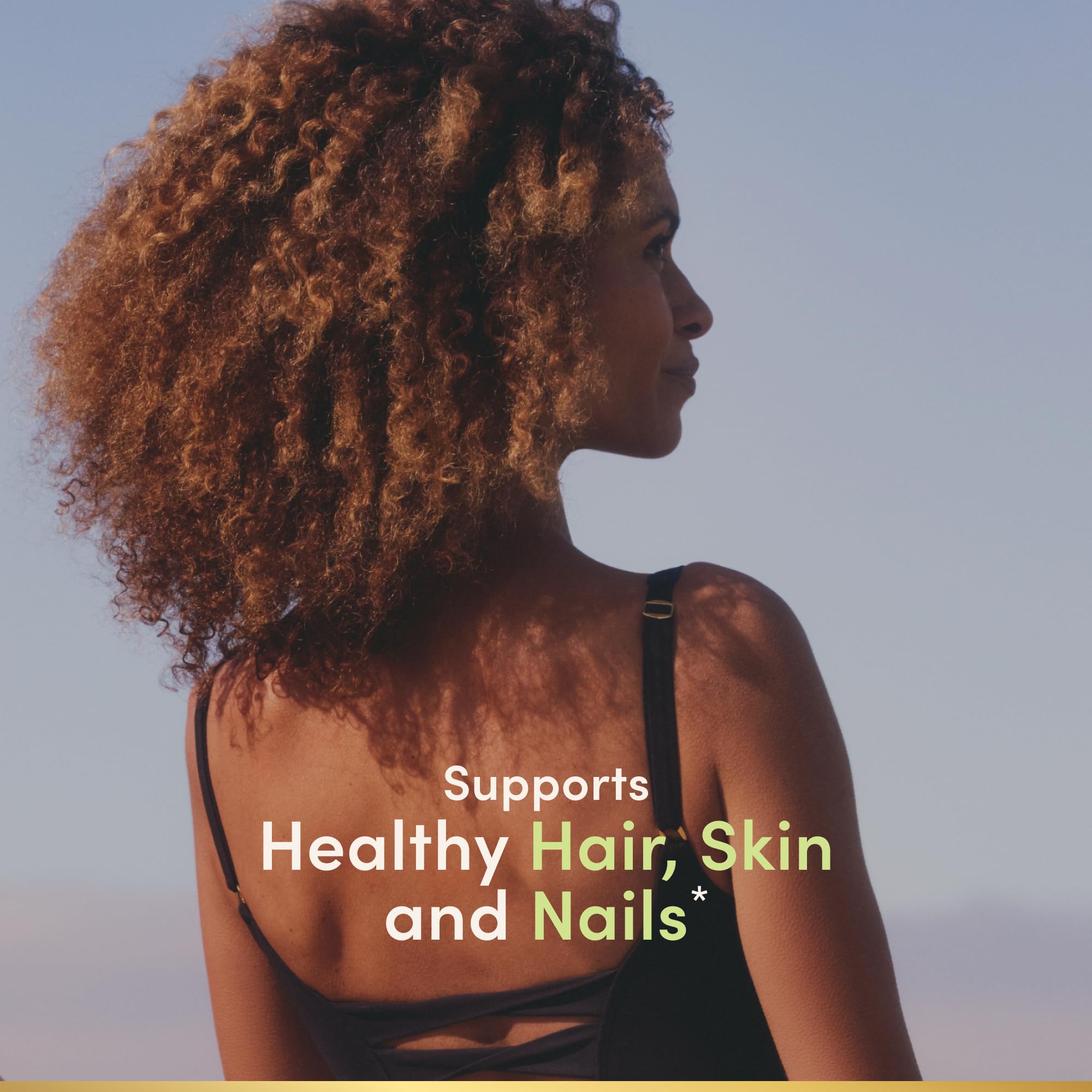 Nature's Bounty Biotin Hair, Skin & Nails Vitamins, 10,000 mcg, 120 Softgels detail image 2