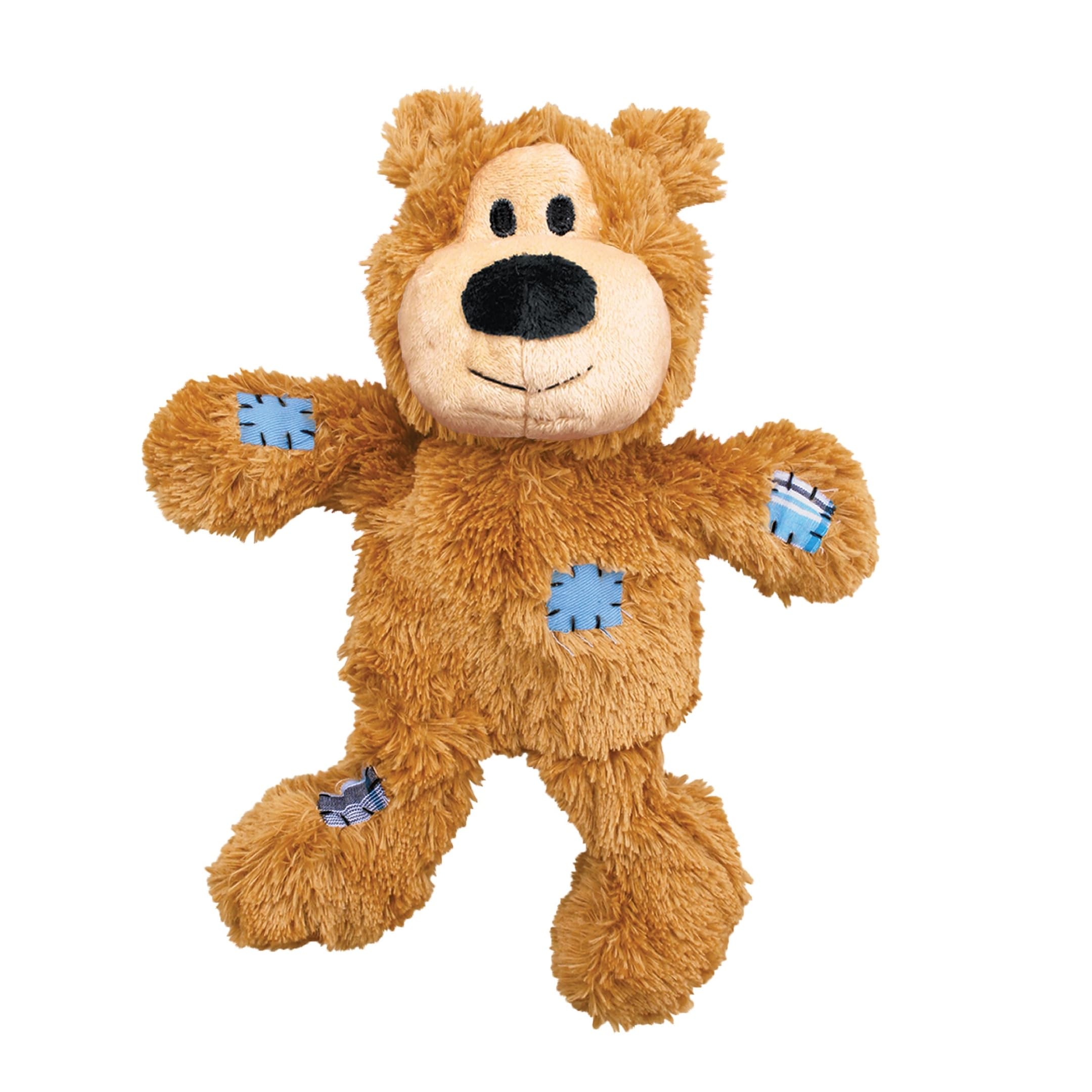 KONG Wild Knots Bears - Durable Dog Toys with Internal Knotted Ropes and Minimal Stuffing for Less Mess (Assorted Colors) (Medium/Large) detail image 1