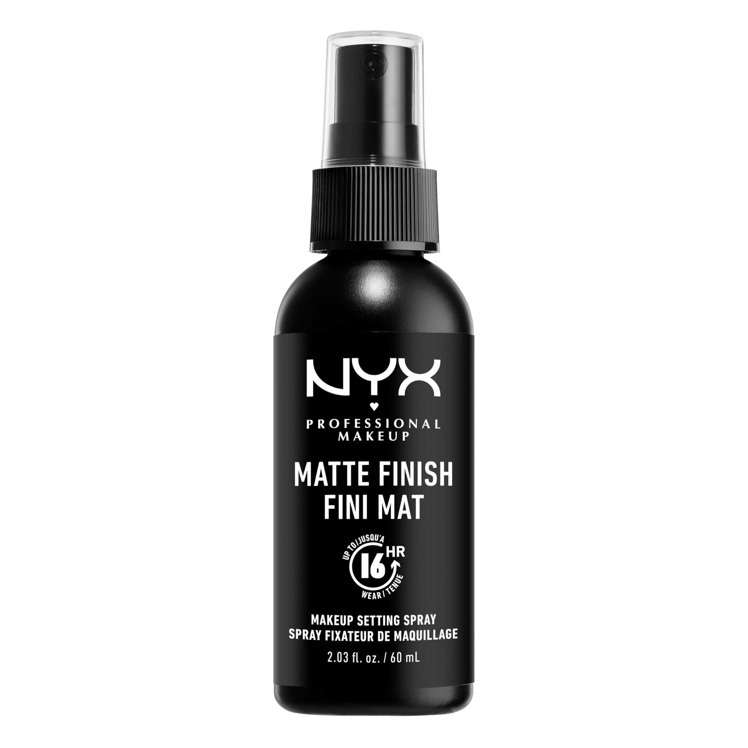 NYX PROFESSIONAL MAKEUP Makeup Setting Spray - Matte Finish, Long-Lasting Face Mist for up to 16HR Wear, Vegan Formula detail image 1