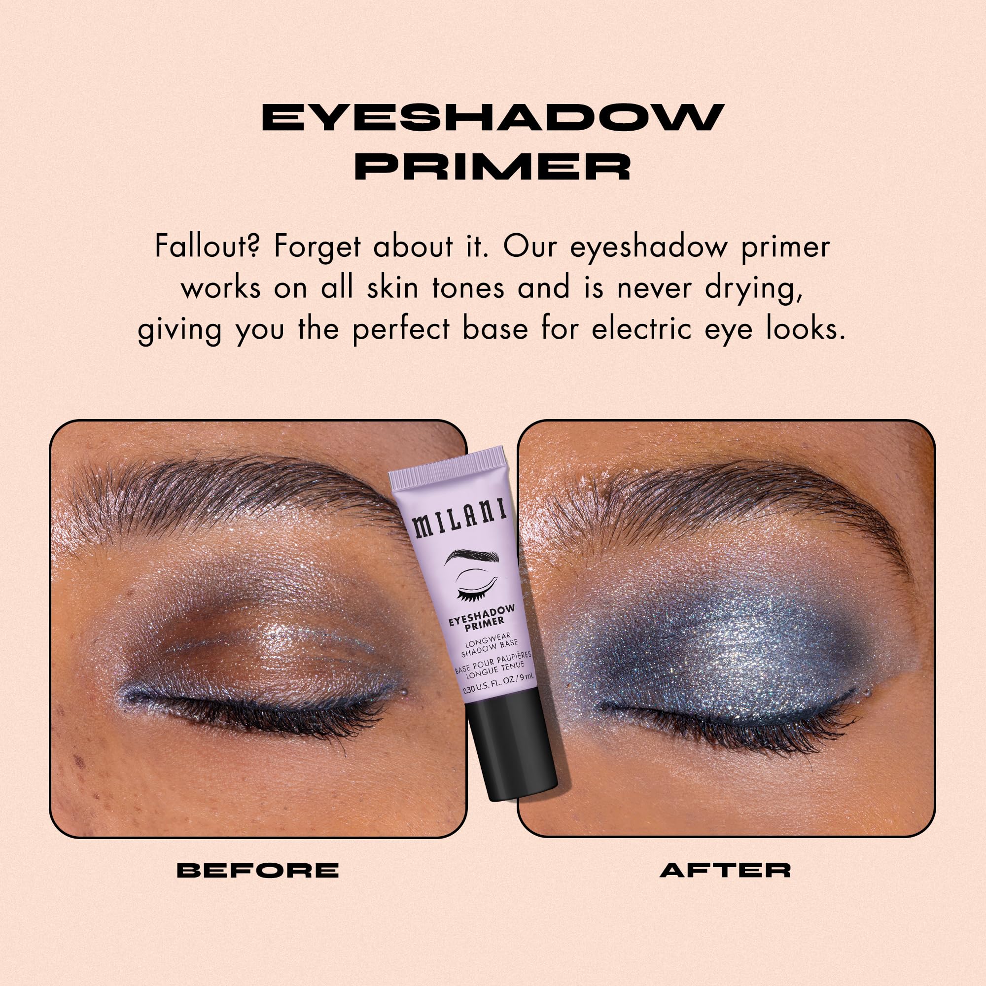 Milani Eyeshadow Primer - Clear Longwear Crease-Proof Eye Makeup Base (Vegan & Cruelty-Free) detail image 4