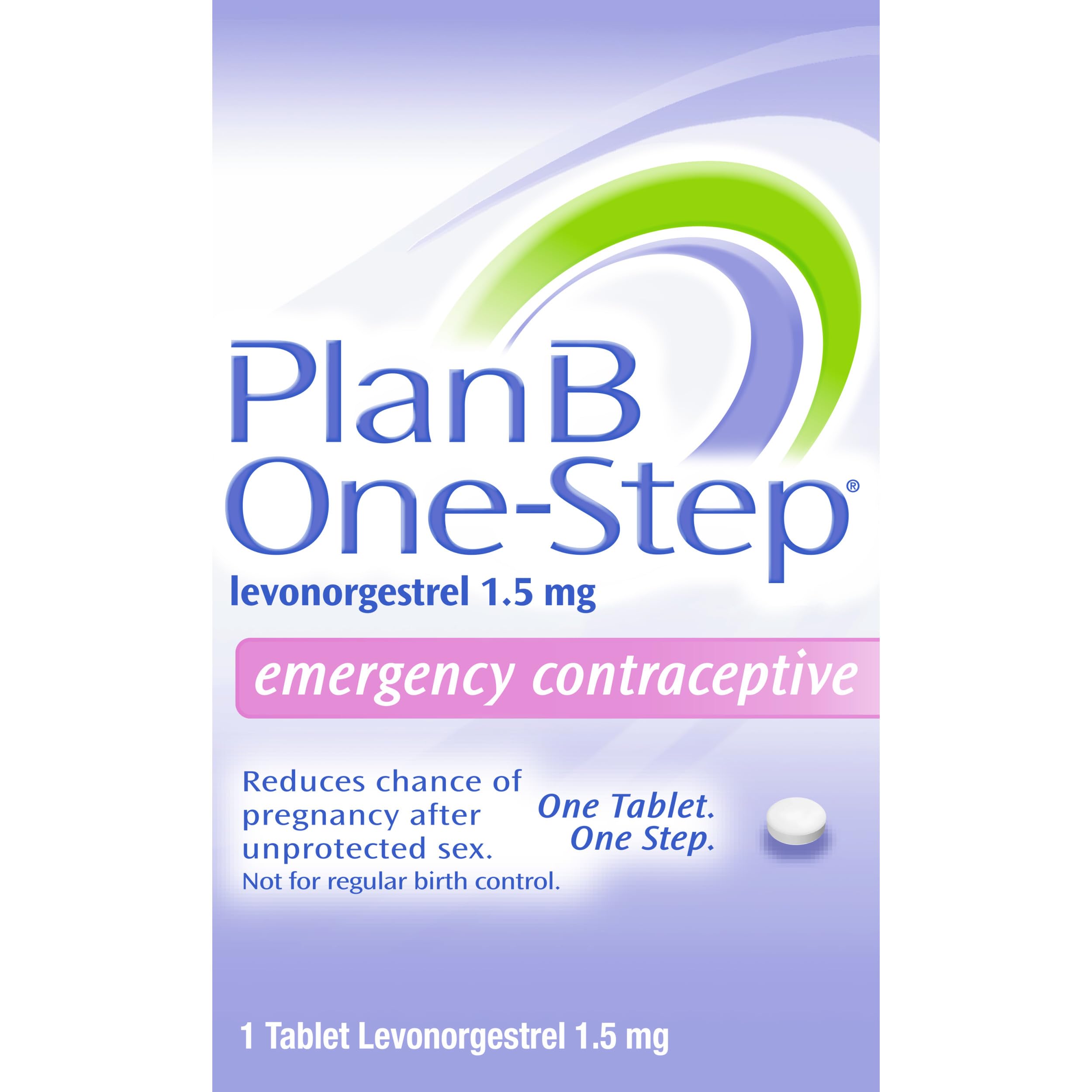 Plan B One-Step Emergency Contraceptive, 1. 5 mg (1 Tablet) detail image 1