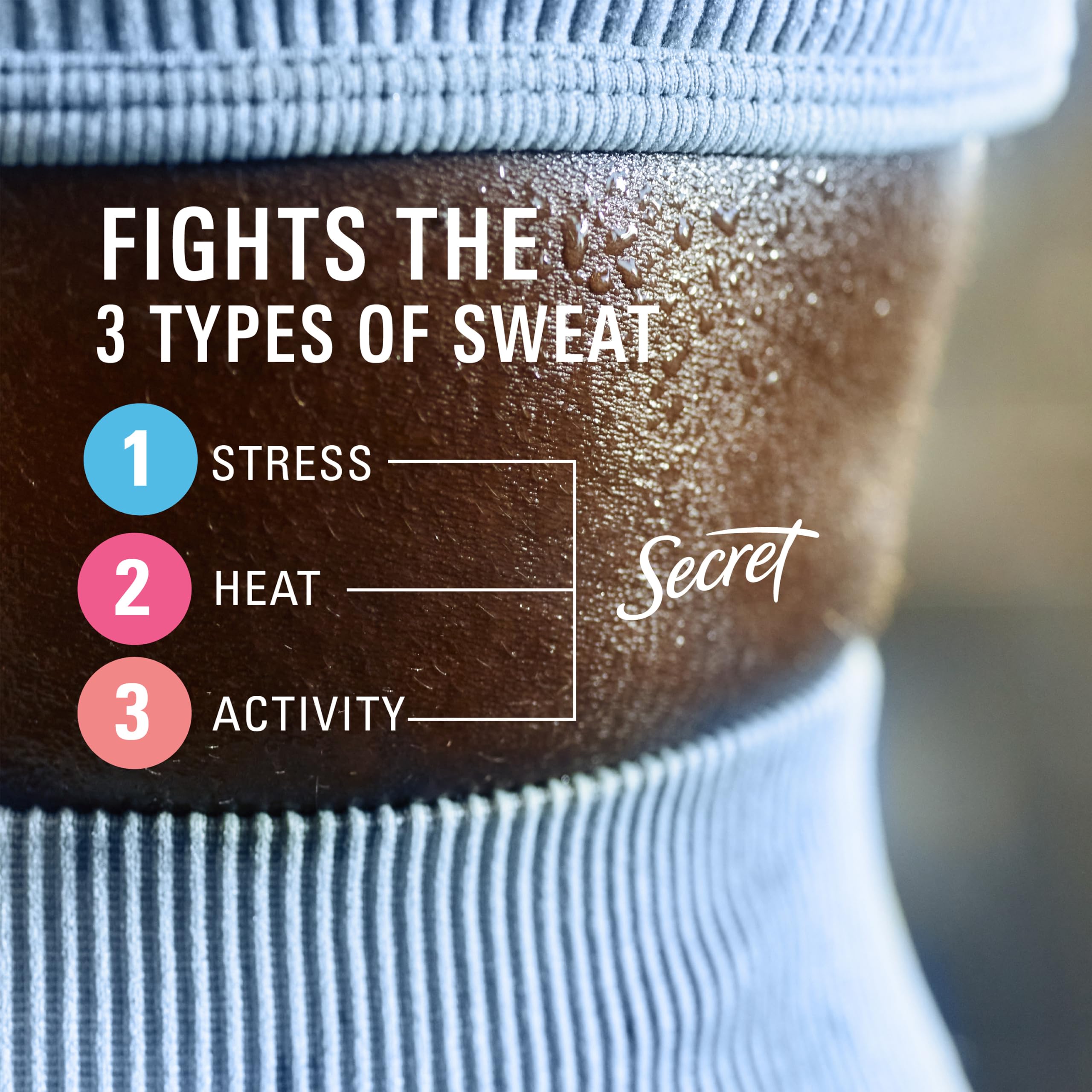 Secret Clinical Strength Invisible Solid Antiperspirant Deodorant for Women, 2. 6 oz (≈74 g) — Up to 100 Hours Sweat & Odor Protection detail image 2