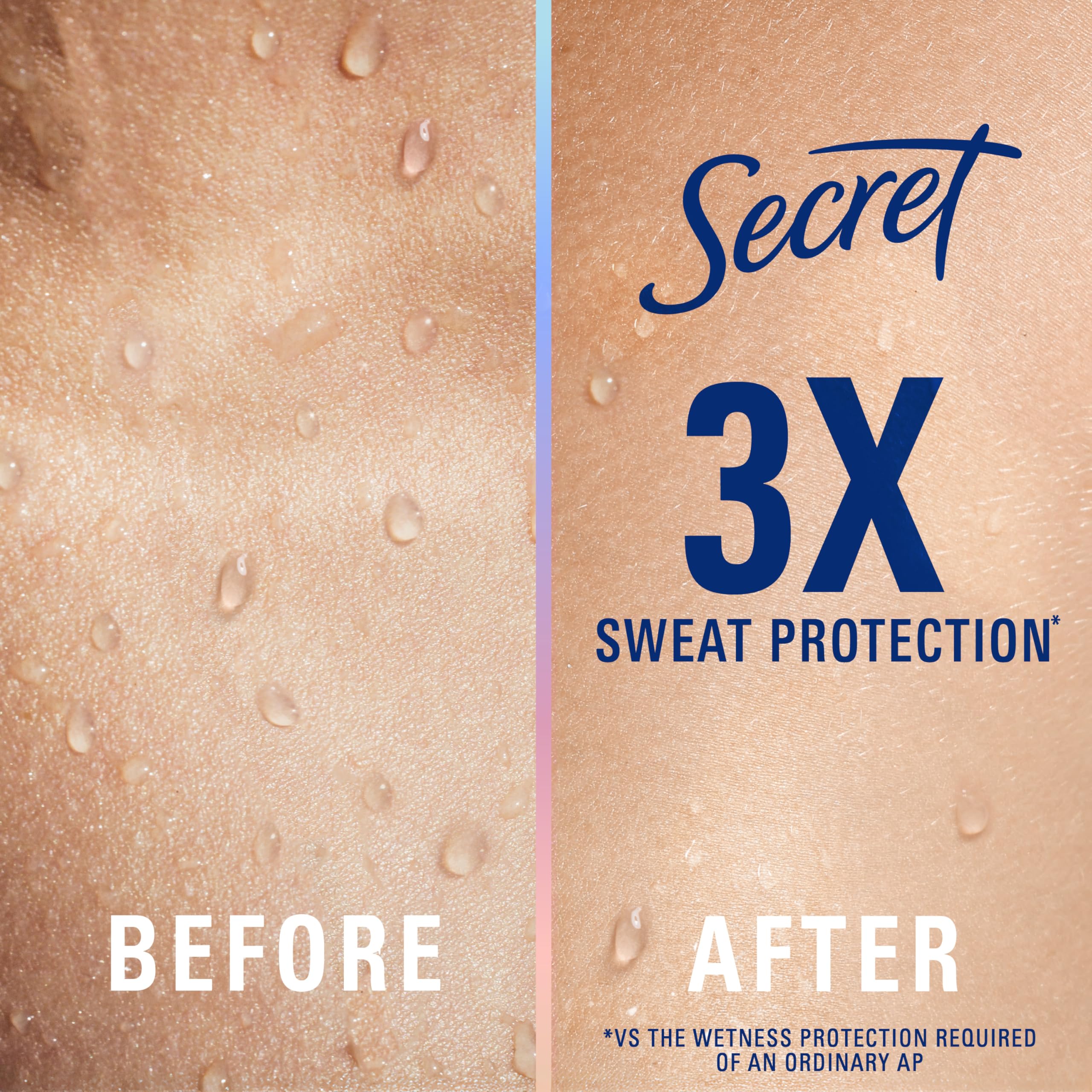 Secret Clinical Strength Invisible Solid Antiperspirant Deodorant for Women, 100HR Sweat & Odor Protection, 3X Stress Protection with Hyaluronic Acid, PH Balanced, Completely Clean Scent, 2. 6 oz detail image 4