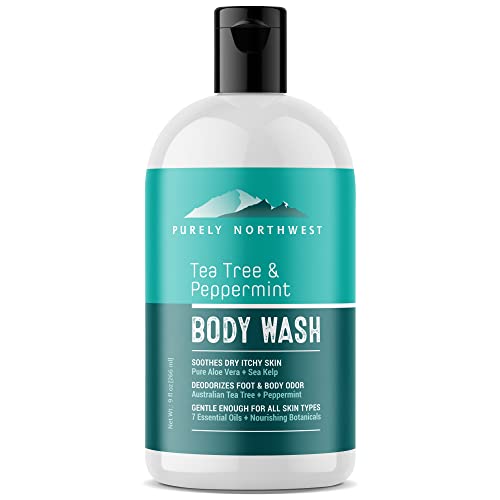 Tea Tree Essential Oil Body Wash (Unisex) — Gentle & Refreshing, Moisturizing Repair, Suitable for Sensitive Skin and Foot Care detail image 8