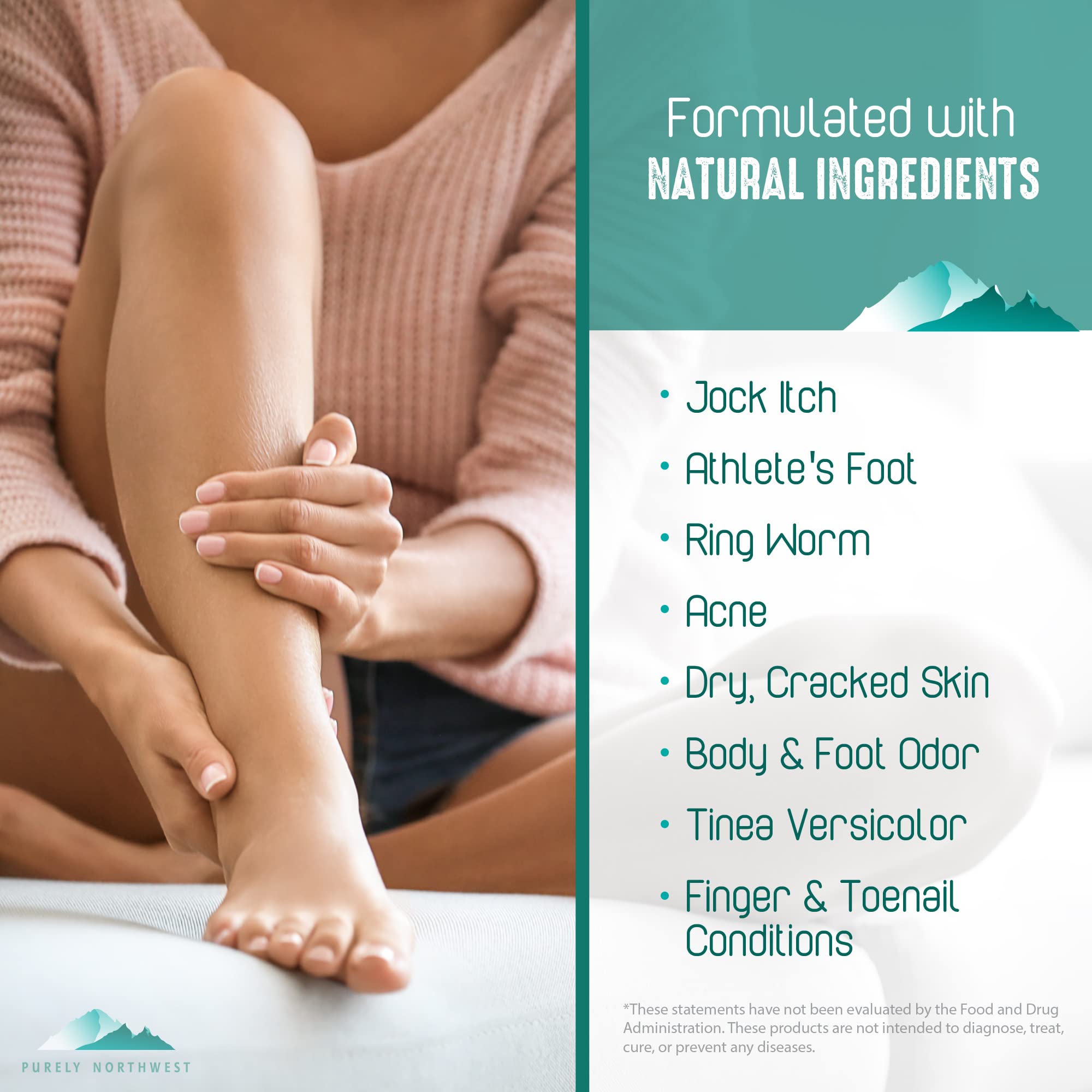 Tea Tree Essential Oil Body Wash (Unisex) — Gentle & Refreshing, Moisturizing Repair, Suitable for Sensitive Skin and Foot Care detail image 3