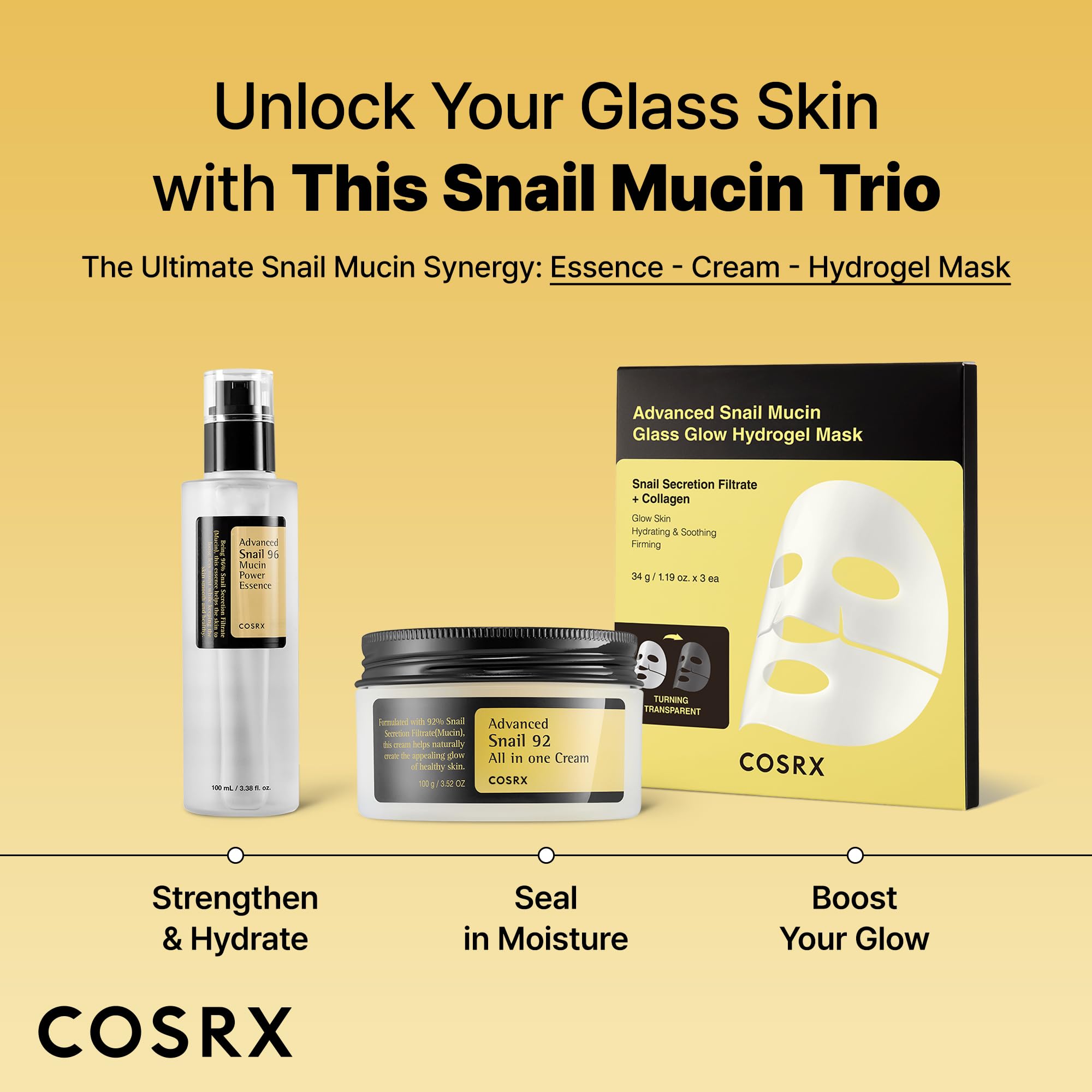 COSRX Snail Mucin 96% Repairing Serum, Hydrating Serum for Face with Snail Secretion Filtrate for Dull Skin & Fine Lines, 100ml, Korean Skin Care detail image 7