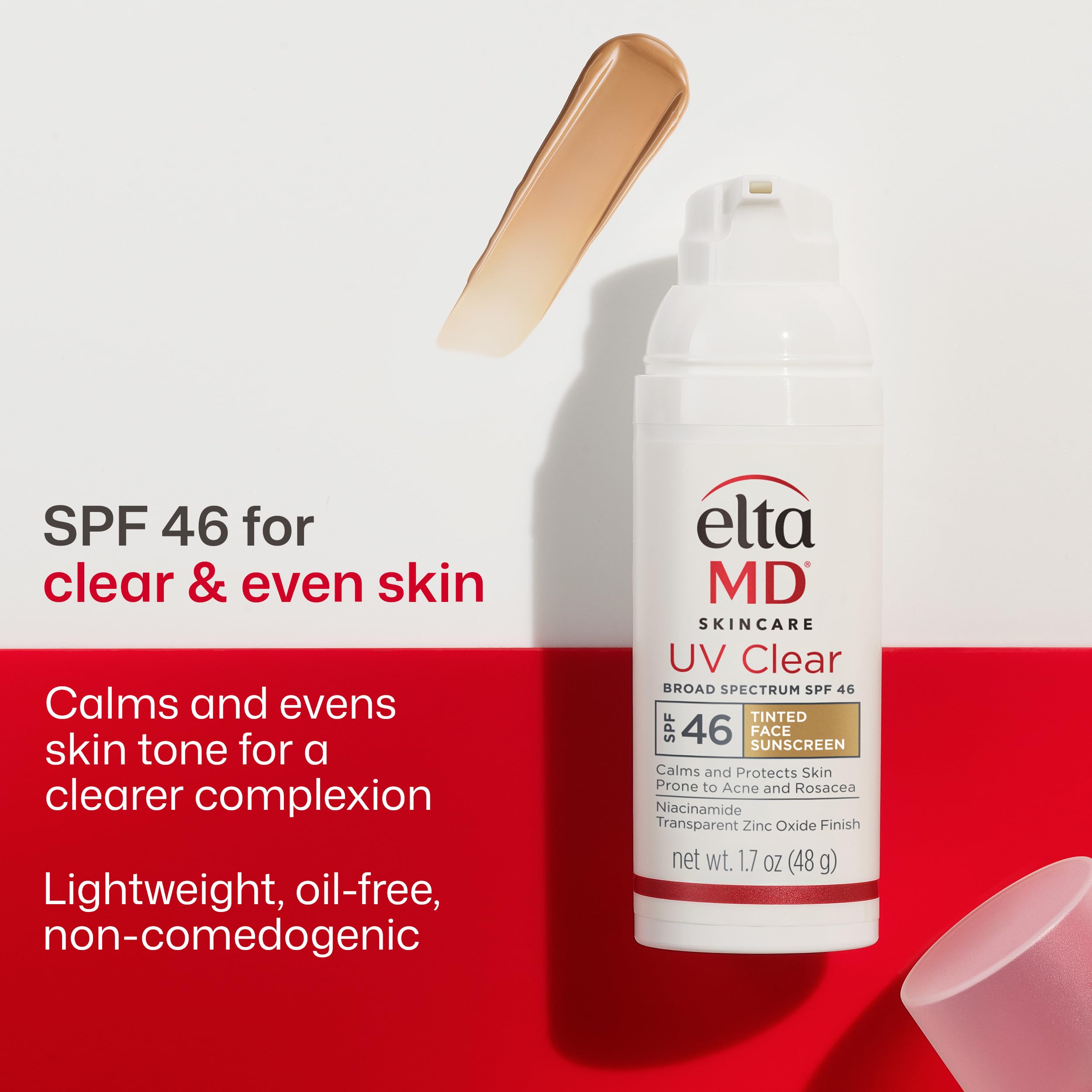 EltaMD UV Clear Tinted Face Sunscreen with Zinc Oxide SPF 46 (Travel Size) detail image 2