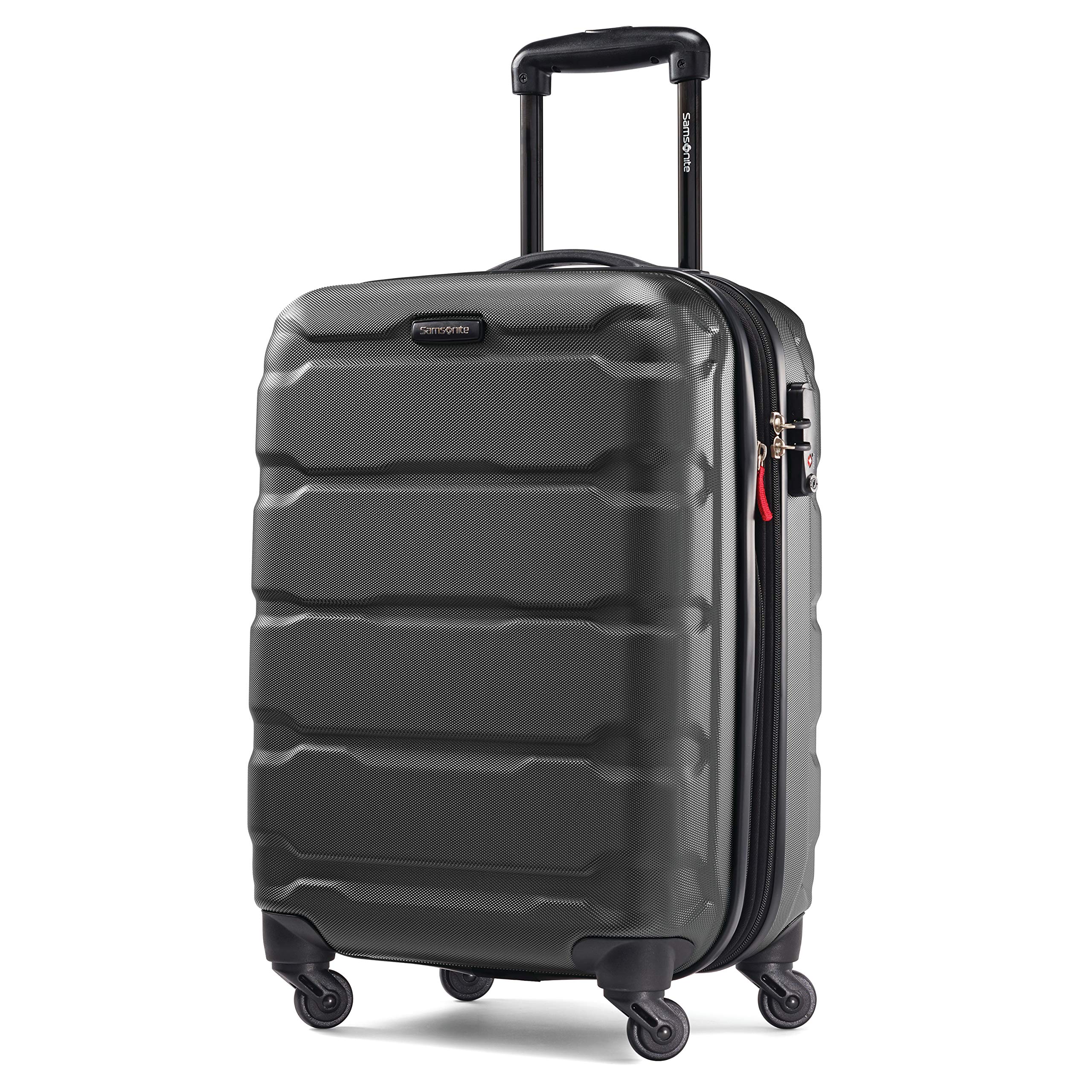 Samsonite Omni PC Hardside Expandable Luggage with Spinner Wheels, Black, Carry-On 20-Inch detail image 1