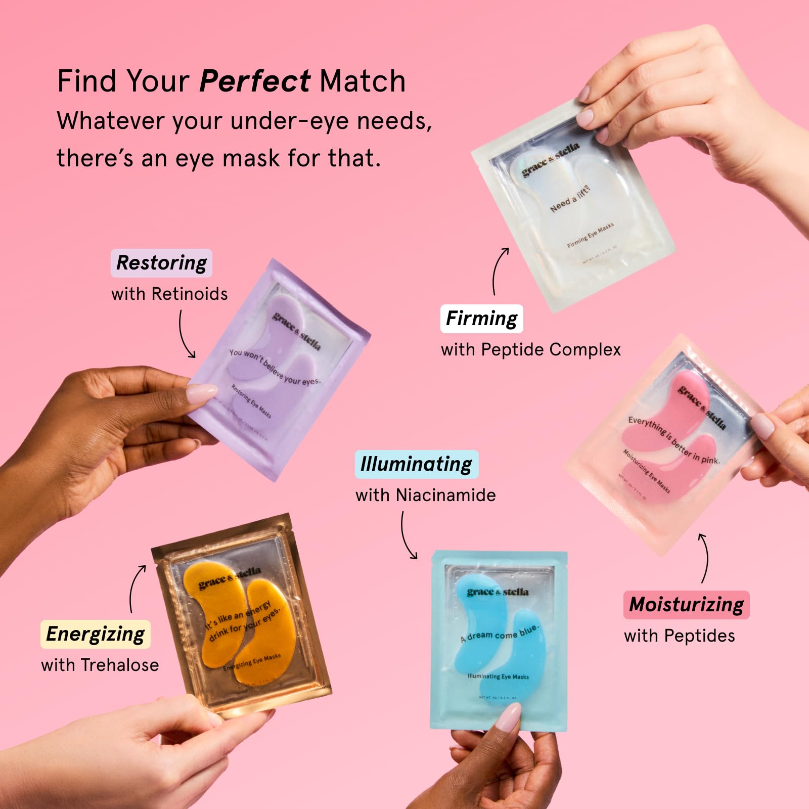 grace & stella Award Winning Eye Patches for Puffy Eyes detail image 6