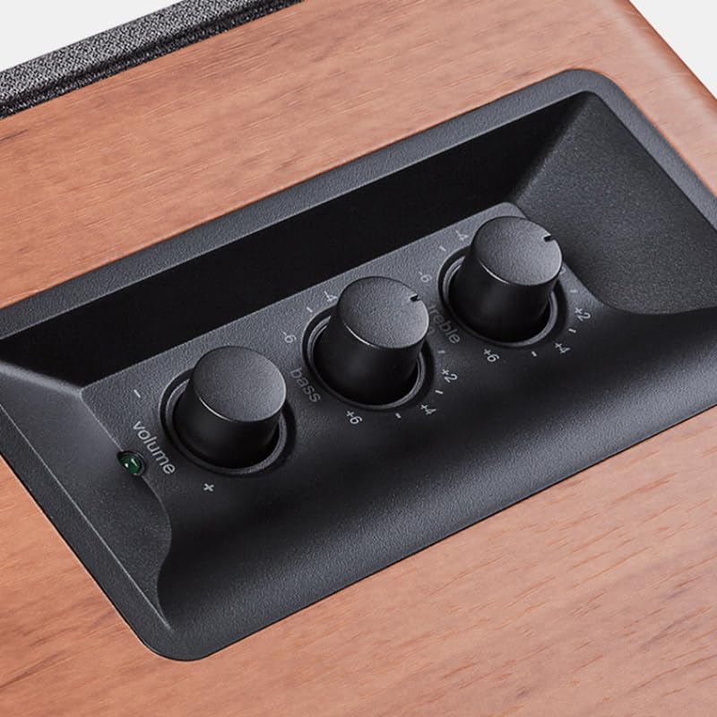 Edifier R1280T Powered Bookshelf Speakers - 2.0 Active Near Field Studio Monitor Speaker - Wooden Enclosure - 42 Watts RMS Power detail image 9