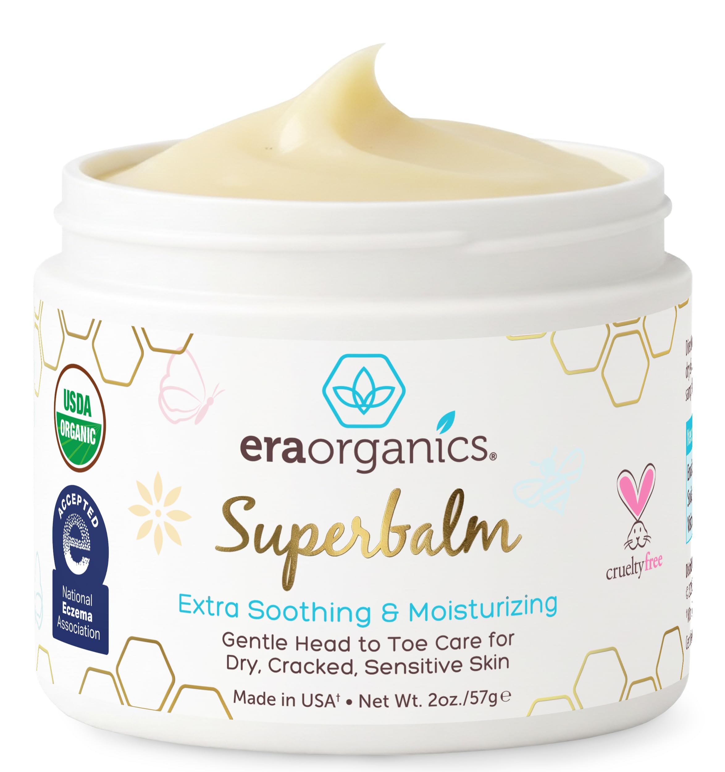 Era Organics Healing Ointment for Babies, USDA Certified Organic Super Balm, 2 oz detail image 1