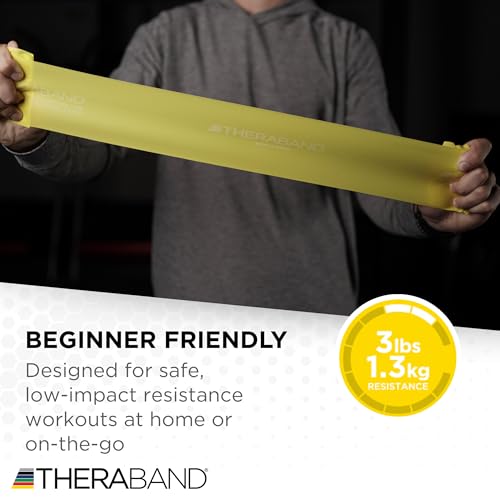 THERABAND Resistance Bands Set — Non-Latex Elastic Bands for Exercise, Physical Therapy, and Strength Training detail image 9