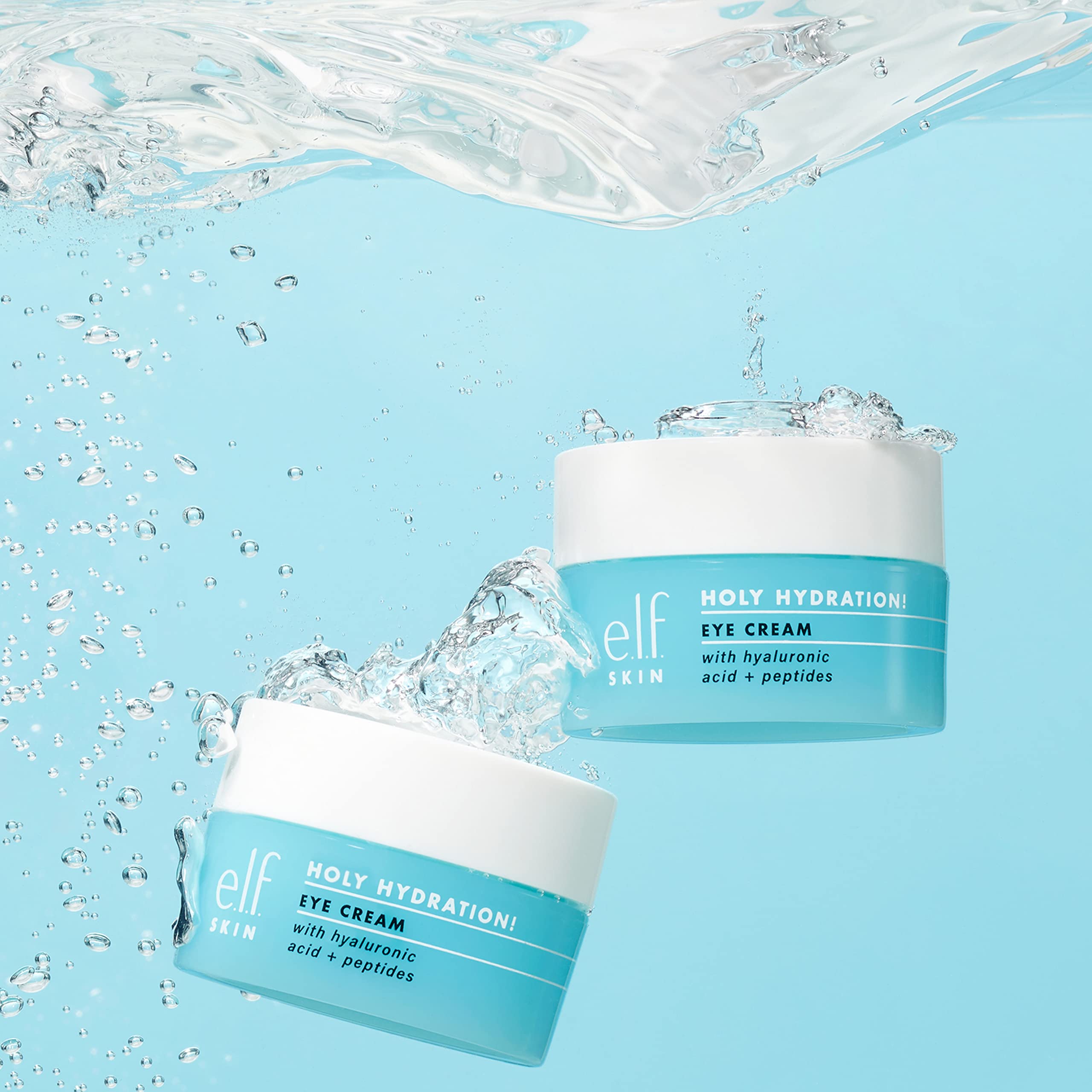 e. l. f. SKIN Holy Hydration! Eye Cream, Rich Hydrating Eye Cream For Minimizing Dark Circles, Infused With Hyaluronic Acid, Vegan & Cruelty-free detail image 4