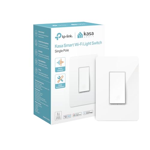 Kasa Smart Light Switch HS200, Single Pole, Needs Neutral Wire, 2.4GHz Wi-Fi Light Switch Works with Google Home, UL Certified, No Hub Required, White detail image 8