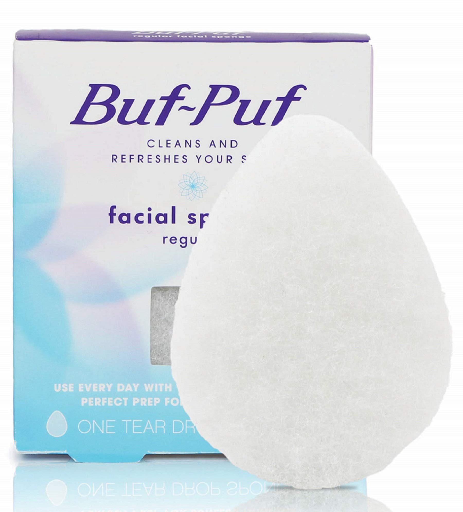 Nexcare BUF-PUF Regular Facial Sponge, Exfoliating, 1 Sponge detail image 1