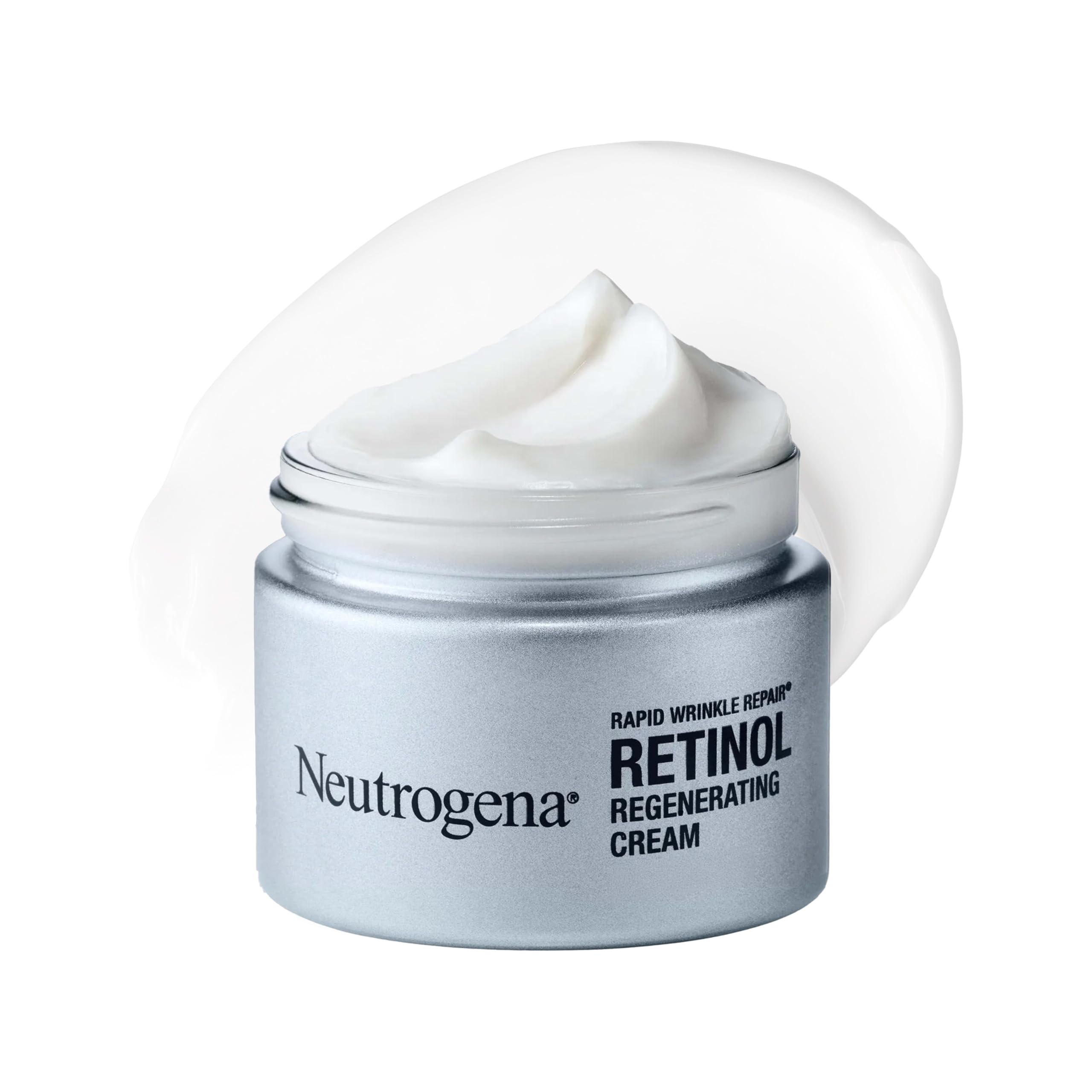 Neutrogena Rapid Wrinkle Repair Retinol Face Moisturizer, Daily Anti-Aging Cream with Retinol & Hyaluronic Acid, 1. 7 oz detail image 1