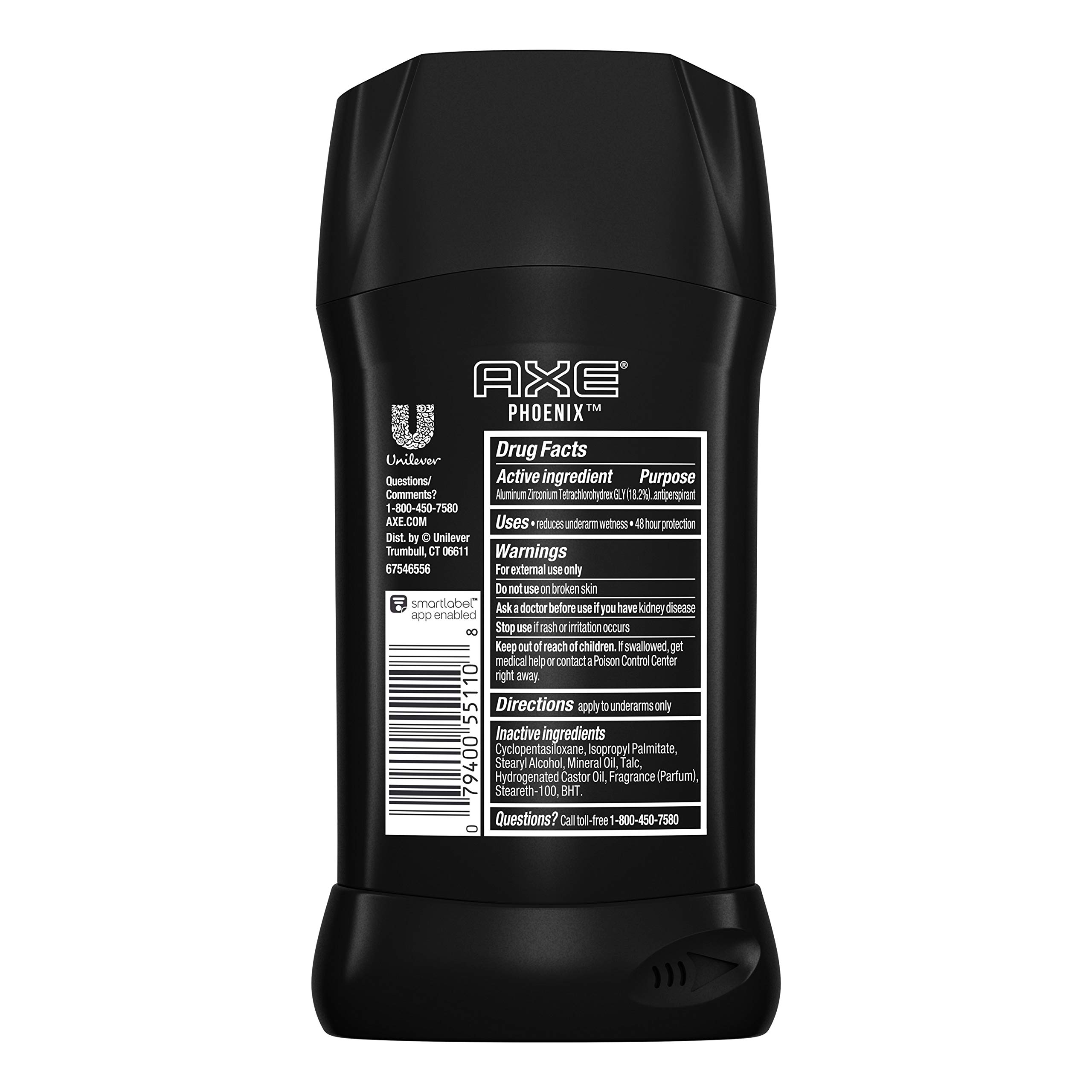 AXE Phoenix Antiperspirant Deodorant for Men, 2. 7 oz — 4 Pack, 48H Sweat & Odor Protection detail image 2