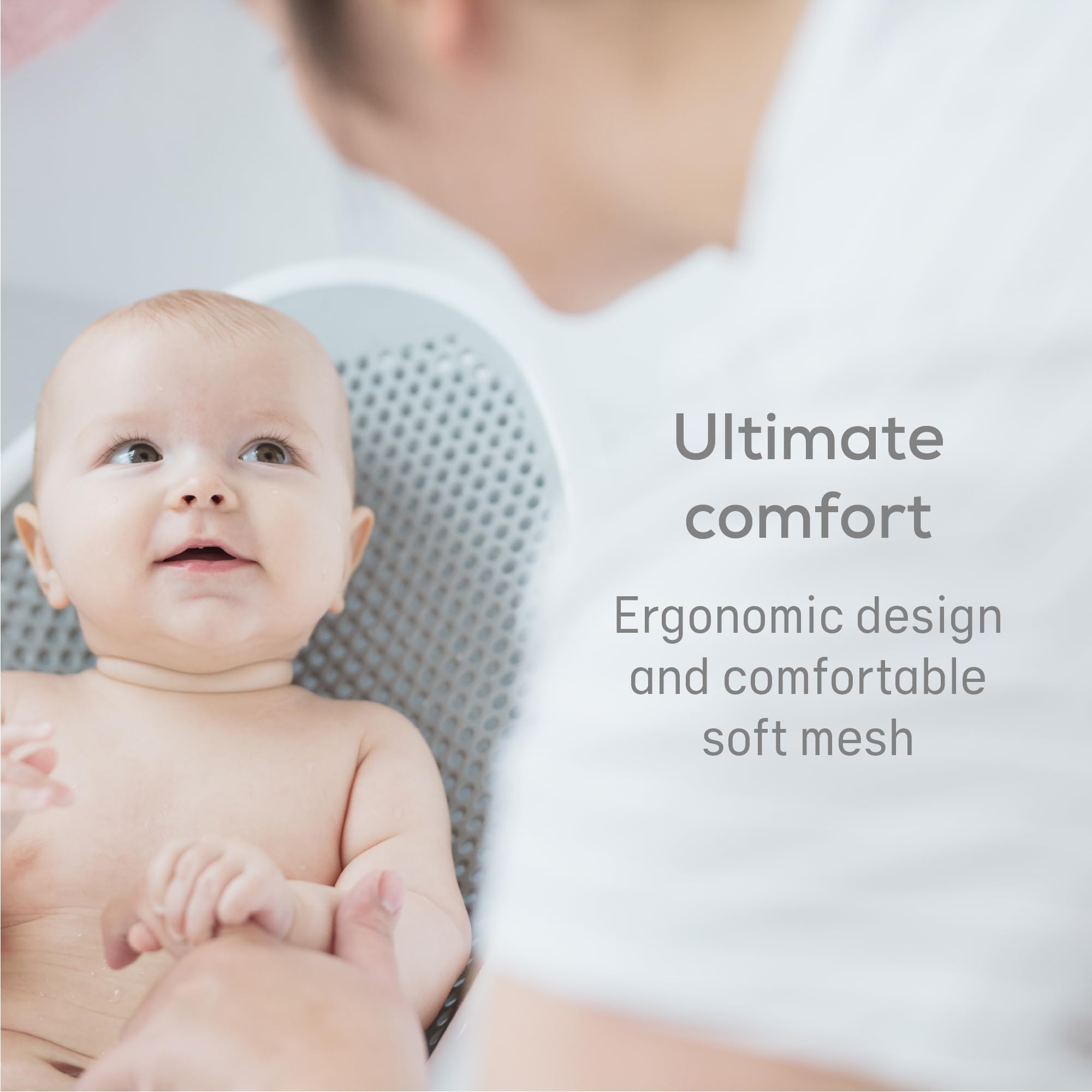 Angelcare Baby Bath Support (Gray) — For Newborns up to 6 Months / 9 kg (20 lb) detail image 4
