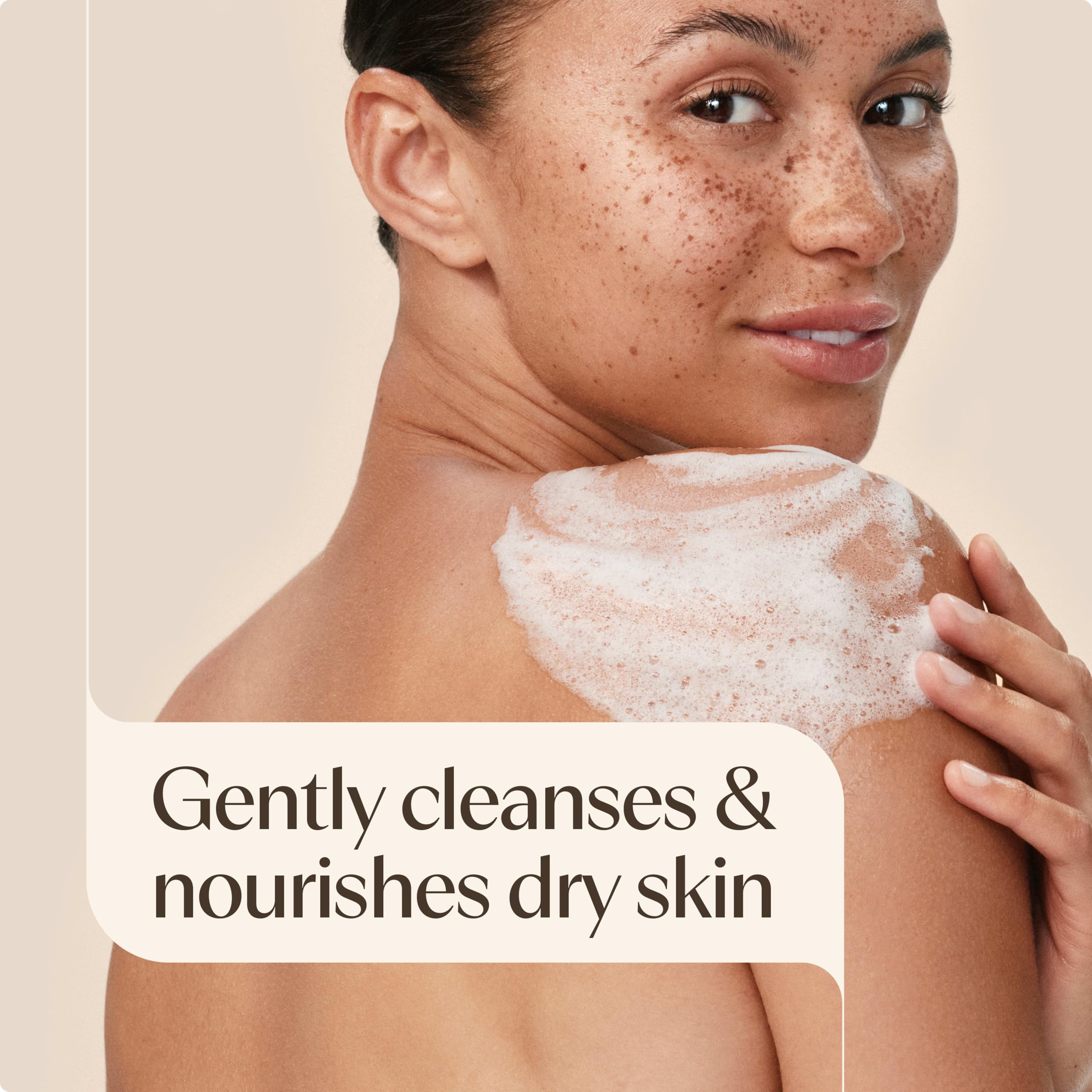 Aveeno Daily Moisturizing Body Wash for Normal to Dry Skin, Sensitive Formula with Prebiotic Oat, Gently Cleanses Dry Skin, Lightly Scented Body Wash for Women and Men, Value Size 33 fl. Oz detail image 3