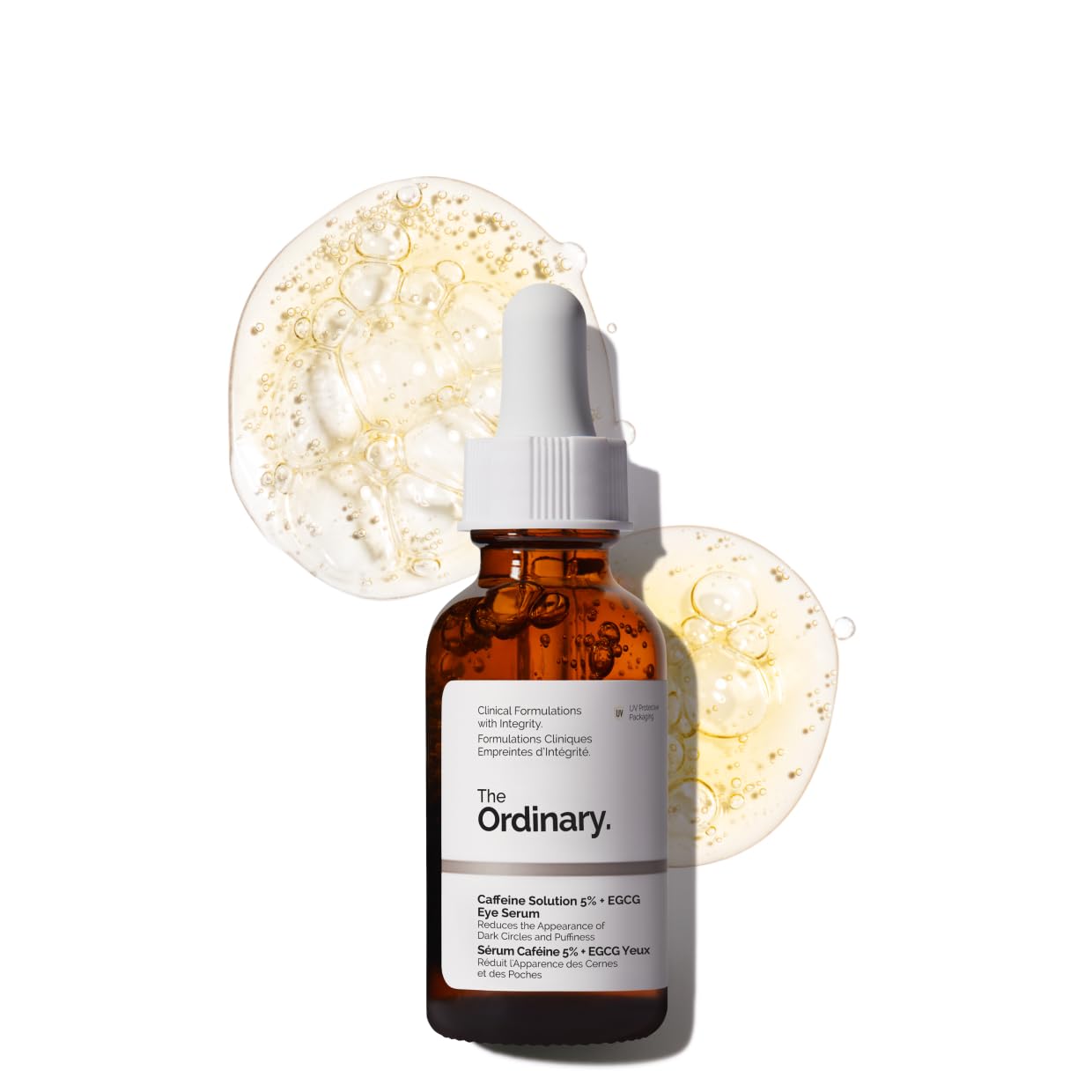 The Ordinary Caffeine Solution 5% + EGCG Eye Serum, Depuffing Eye Serum for Dark Circles and Tired Eyes detail image 1