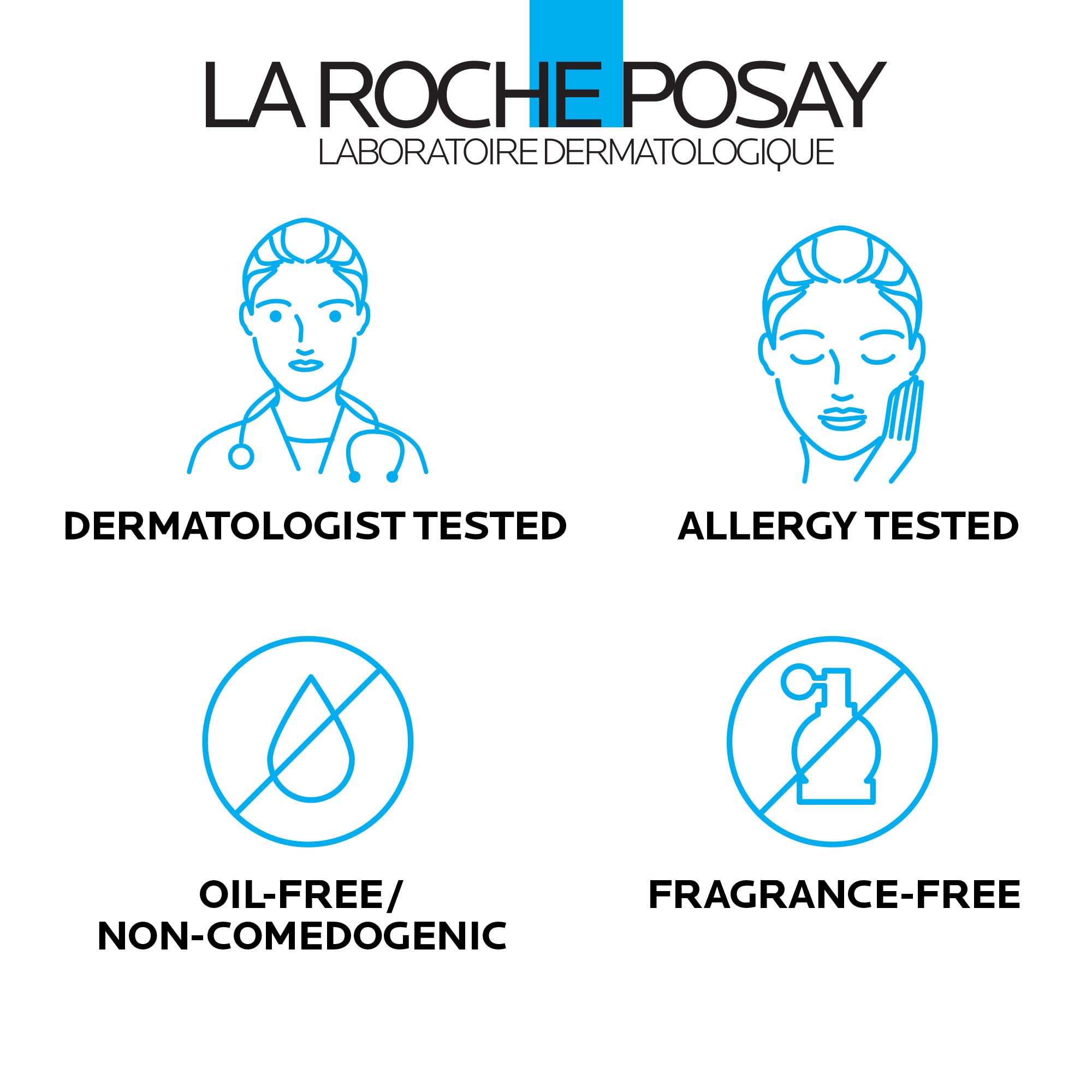 La Roche-Posay Toleriane Hydrating Gentle Face Cleanser, Daily Facial Cleanser with Niacinamide and Ceramides for Sensitive Skin, Moisturizing Face Wash for Normal to Dry Skin, Fragrance Free detail image 7