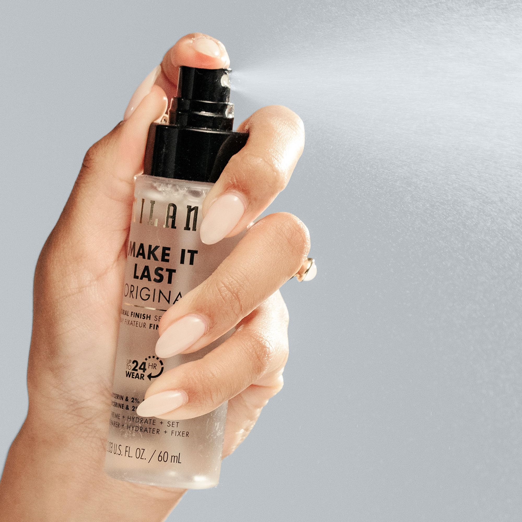 Milani Make It Last Setting Spray (Primer + Hydration + Setting), Up to 24-Hour Wear, Cruelty-Free detail image 6