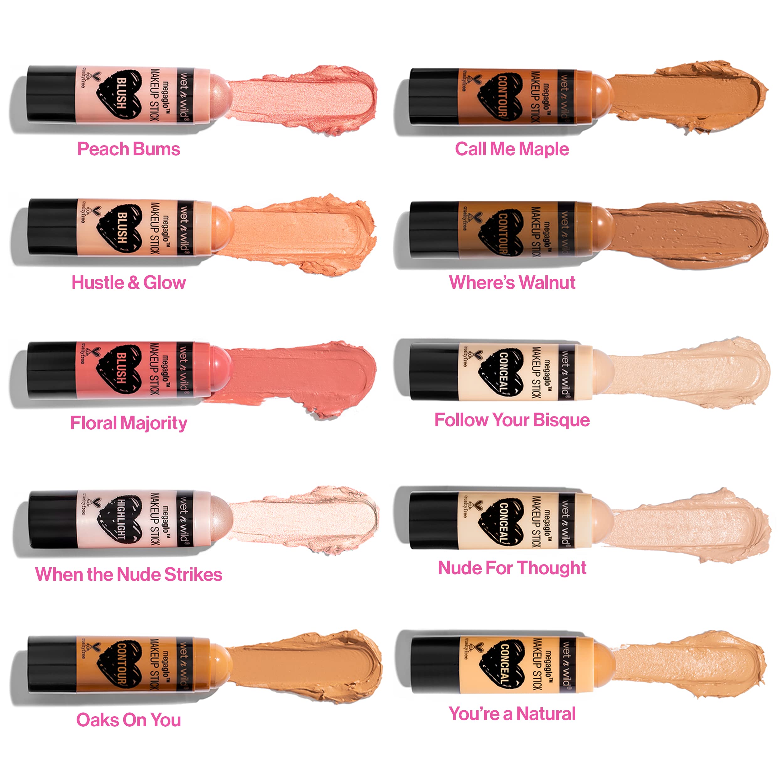 wet n wild MegaGlo Multi-Stick (Concealer/Contour/Highlight) - Neutral Follow Your Bisque detail image 2