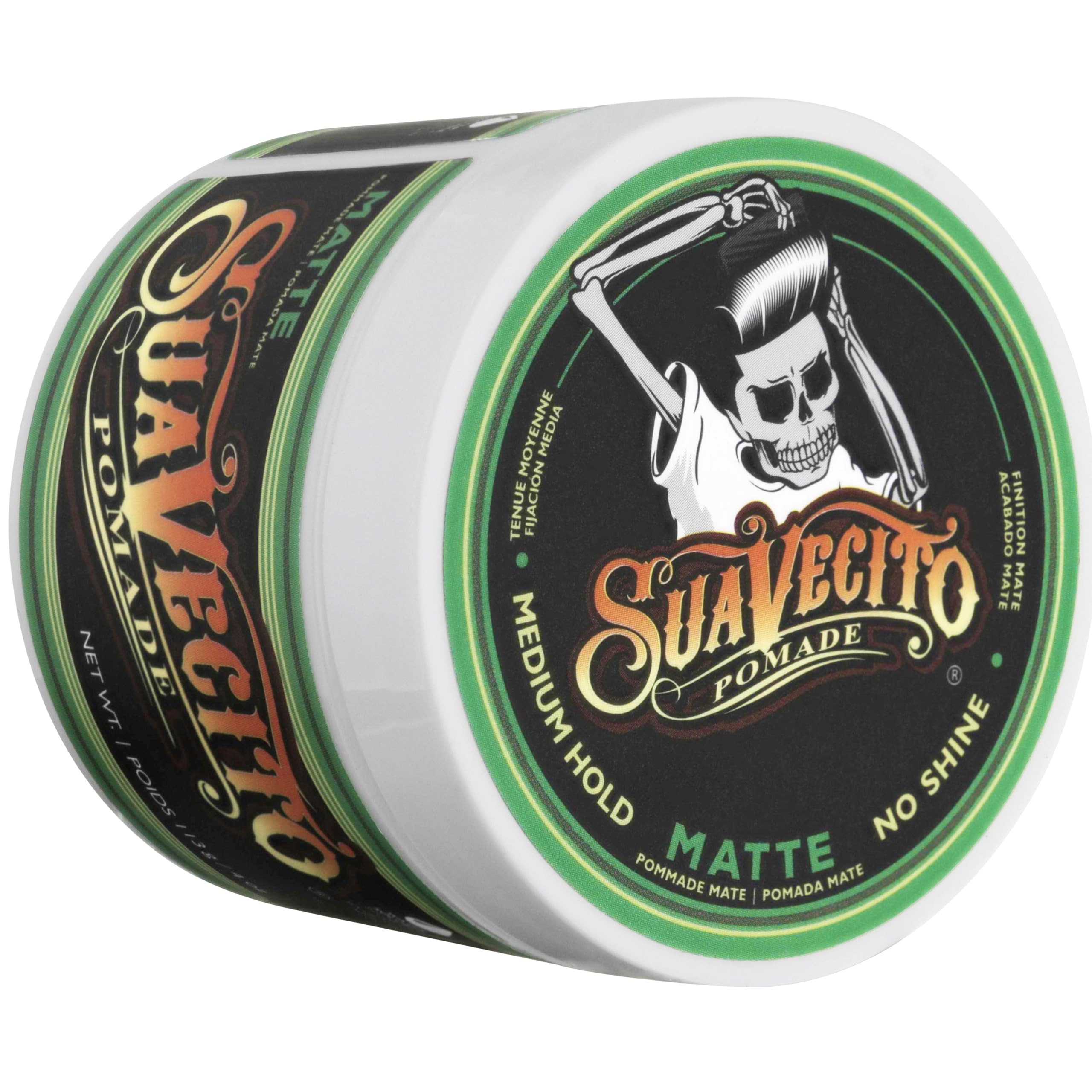 Suavecito Matte Pomade (No Shine), 4 oz — Medium Hold Hair Pomade for Men detail image 8