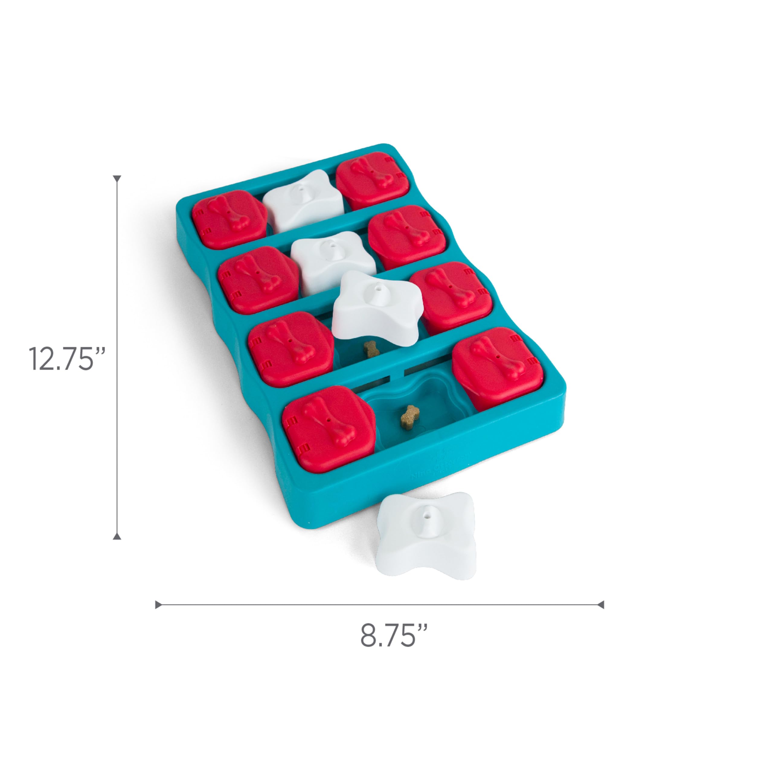 Outward Hound by Nina Ottosson Dog Brick – Interactive Treat Puzzle Enrichment Toy, Level 2 Intermediate detail image 7