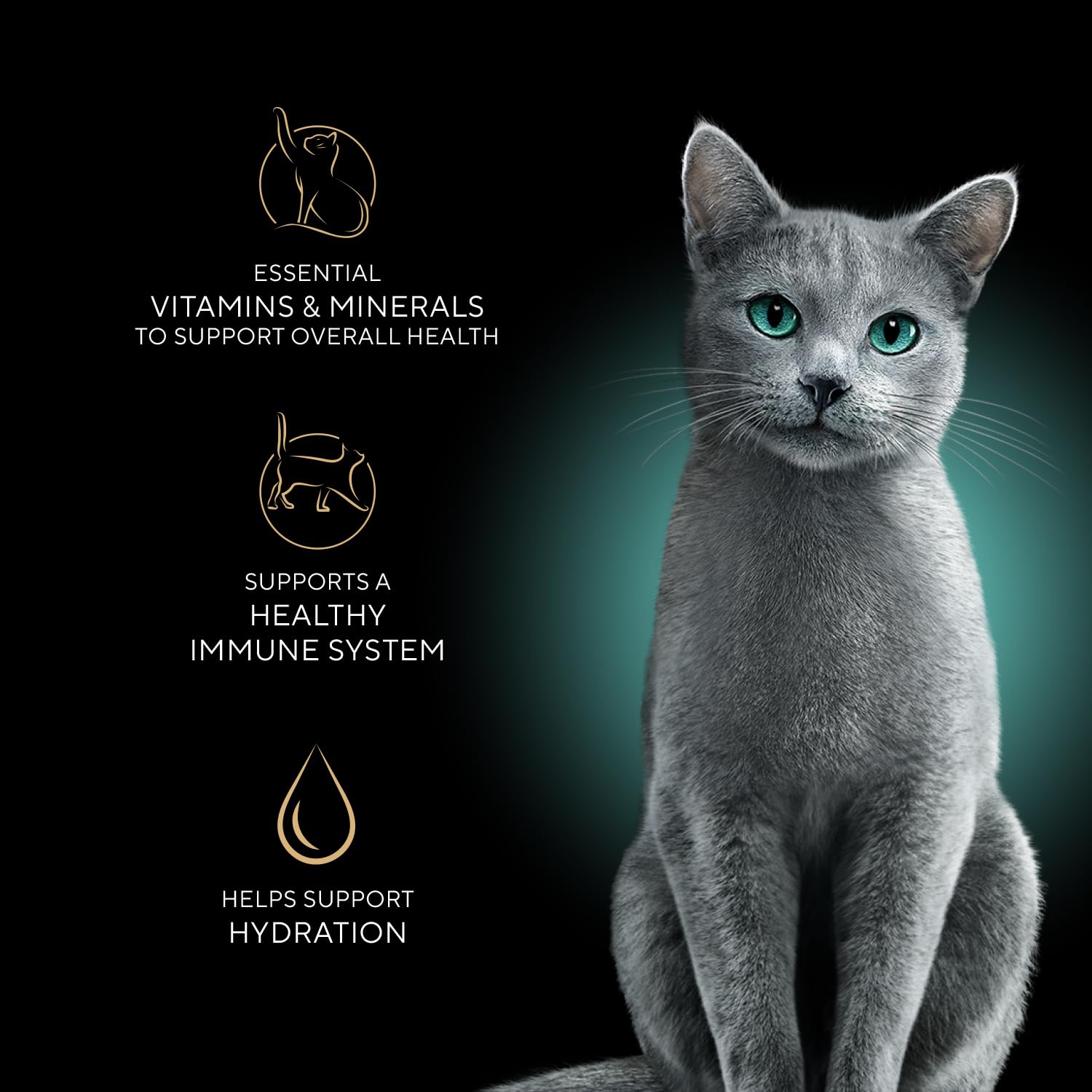 Sheba Perfect Portions Wet Cat Food Cuts in Gravy, Roasted Chicken, Sustainable Salmon & Tender Turkey Entrees, 2. 6 oz Twin-Pack Trays (24 Count, 48 Servings) detail image 3