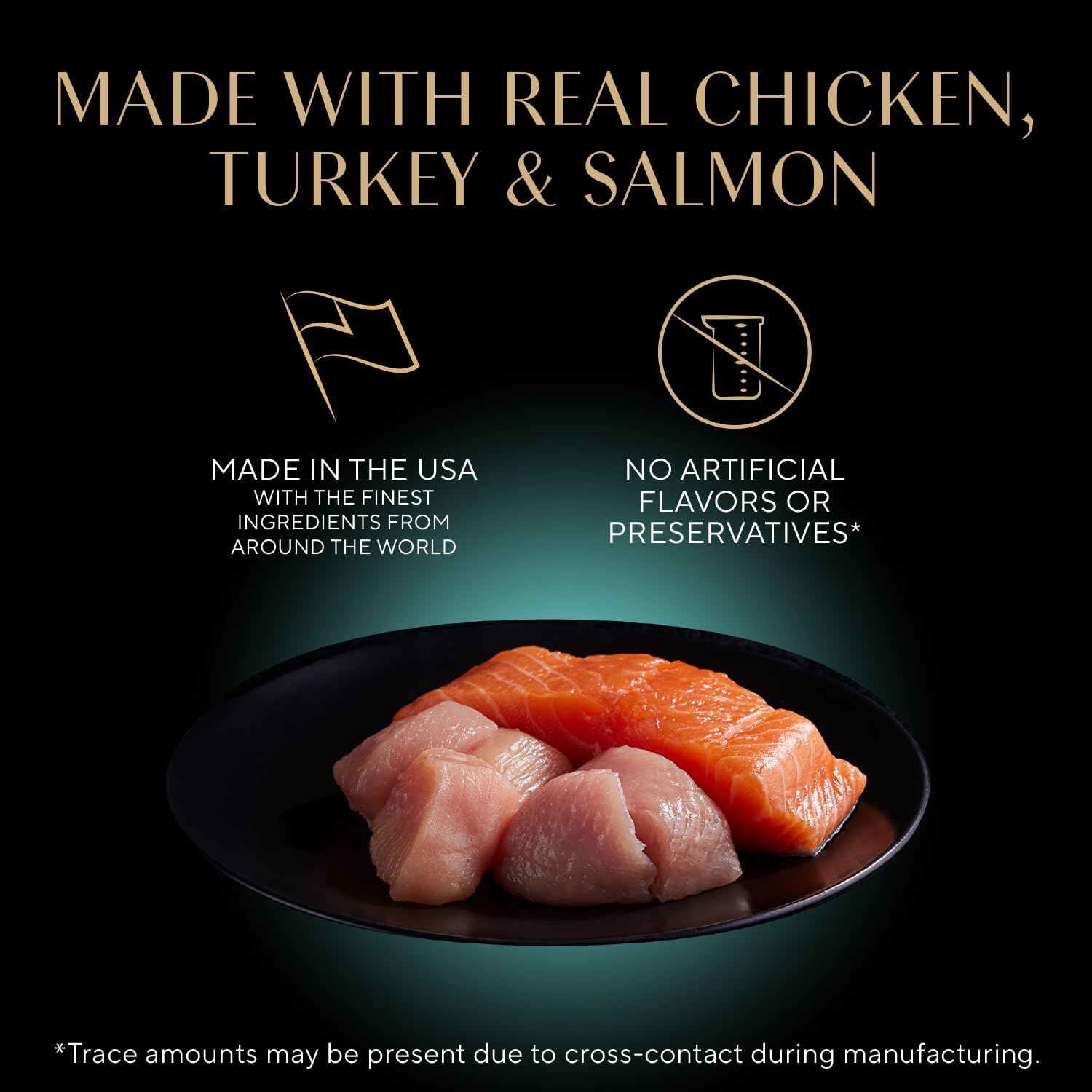 Sheba Perfect Portions Wet Cat Food Cuts in Gravy, Roasted Chicken, Sustainable Salmon & Tender Turkey Entrees, 2. 6 oz Twin-Pack Trays (24 Count, 48 Servings) detail image 2