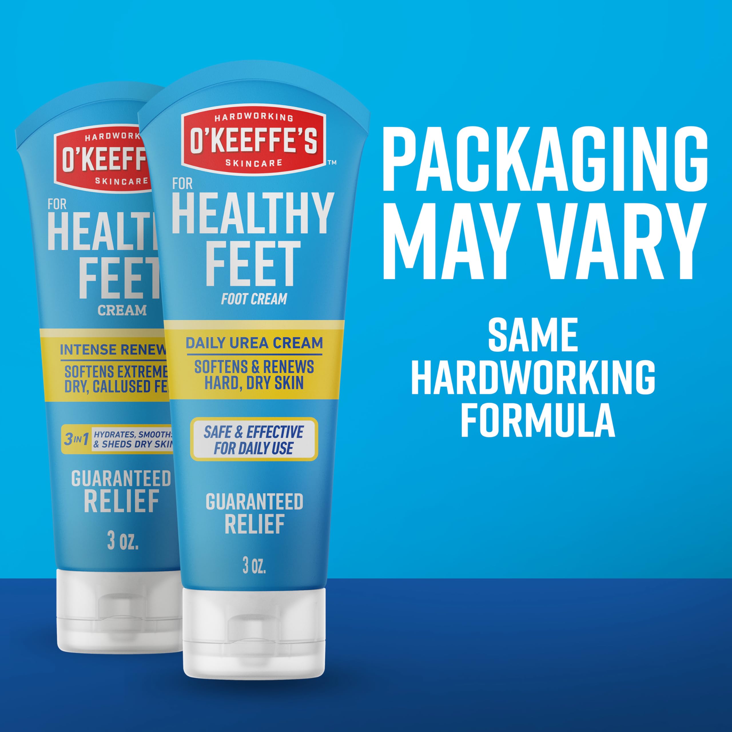 O'Keeffe's Healthy Feet Intensive Repair Cream, 3 oz Tube, Single Pack detail image 9