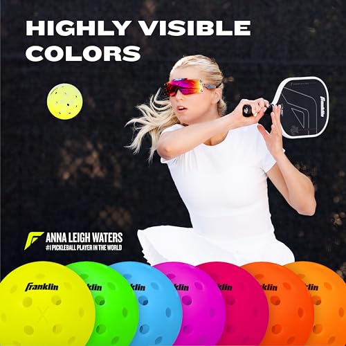 Franklin Sports X-40 Outdoor Pickleballs - Official Ball of USA Pickleball, APP Tour + US Open - Regulation Size detail image 9